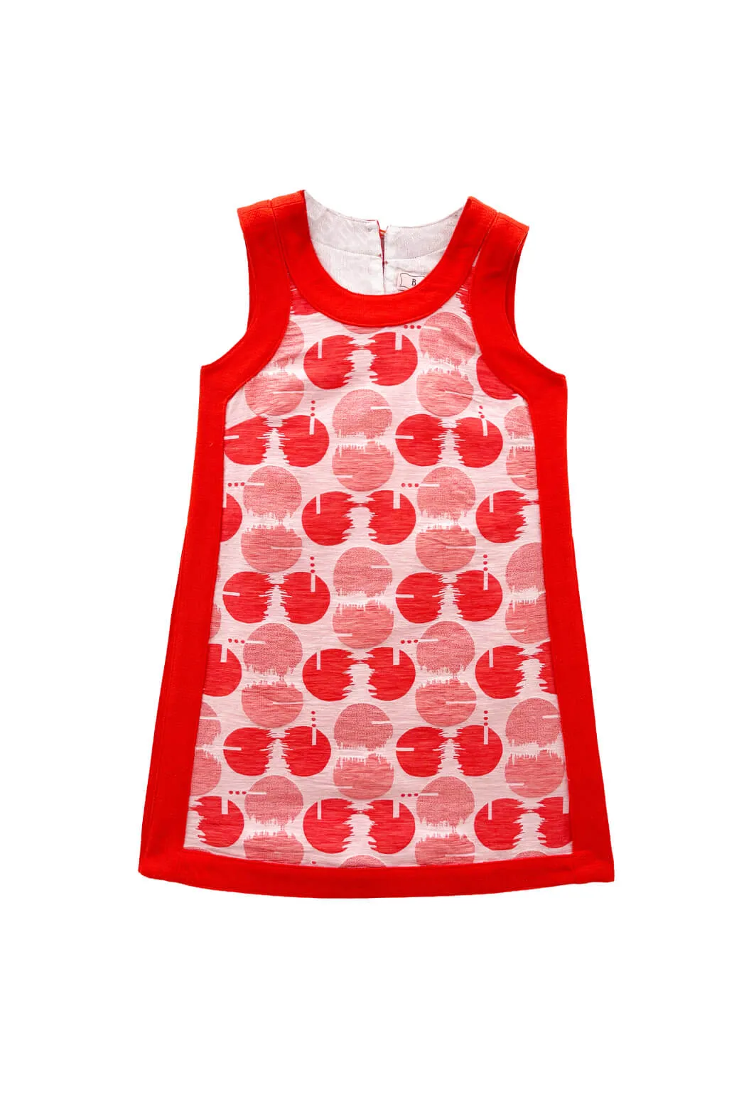 Elegant Look Mini Bermuda Set - Tomato Jacquard