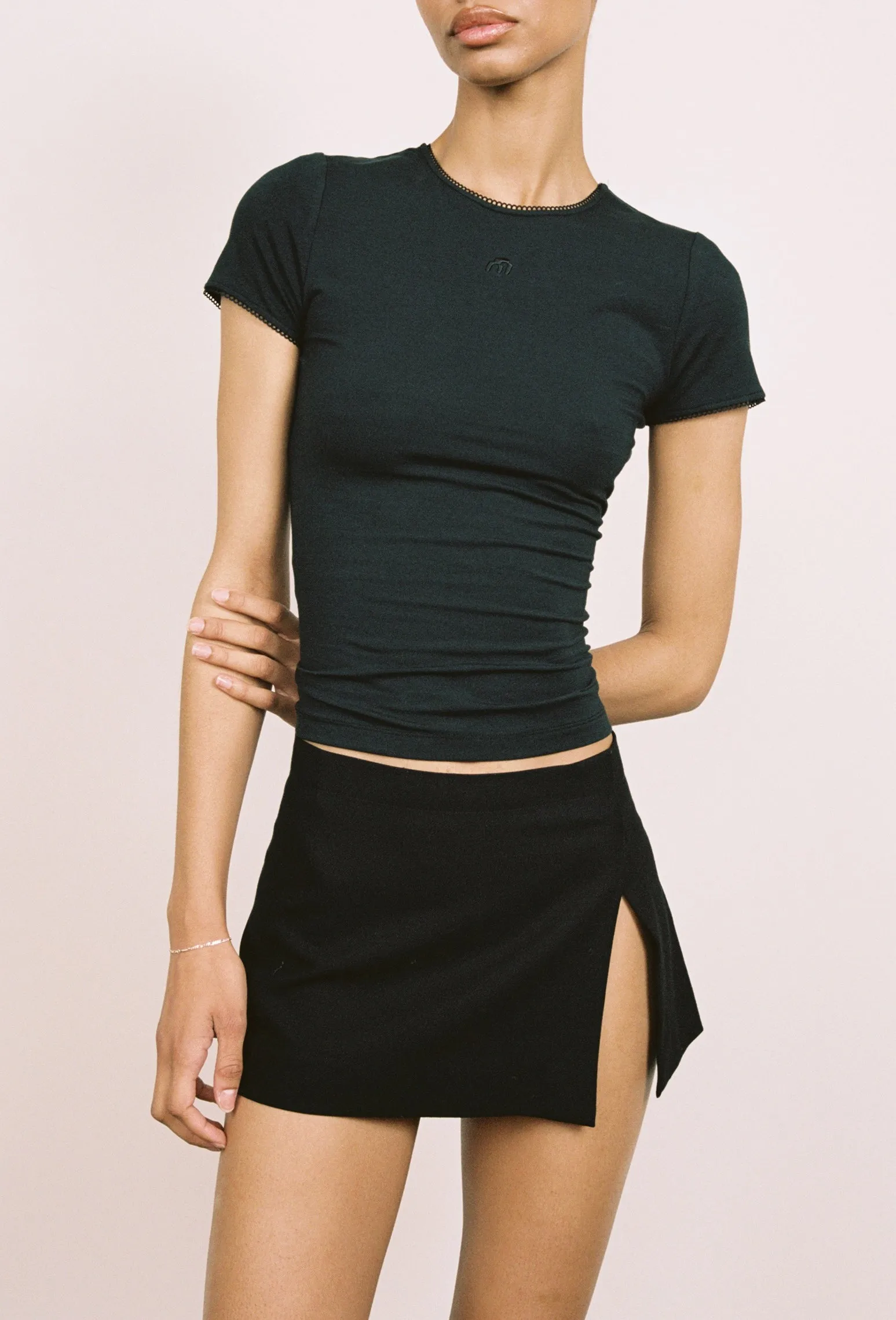 MINI TEE - BLACK Moisture Control Lining