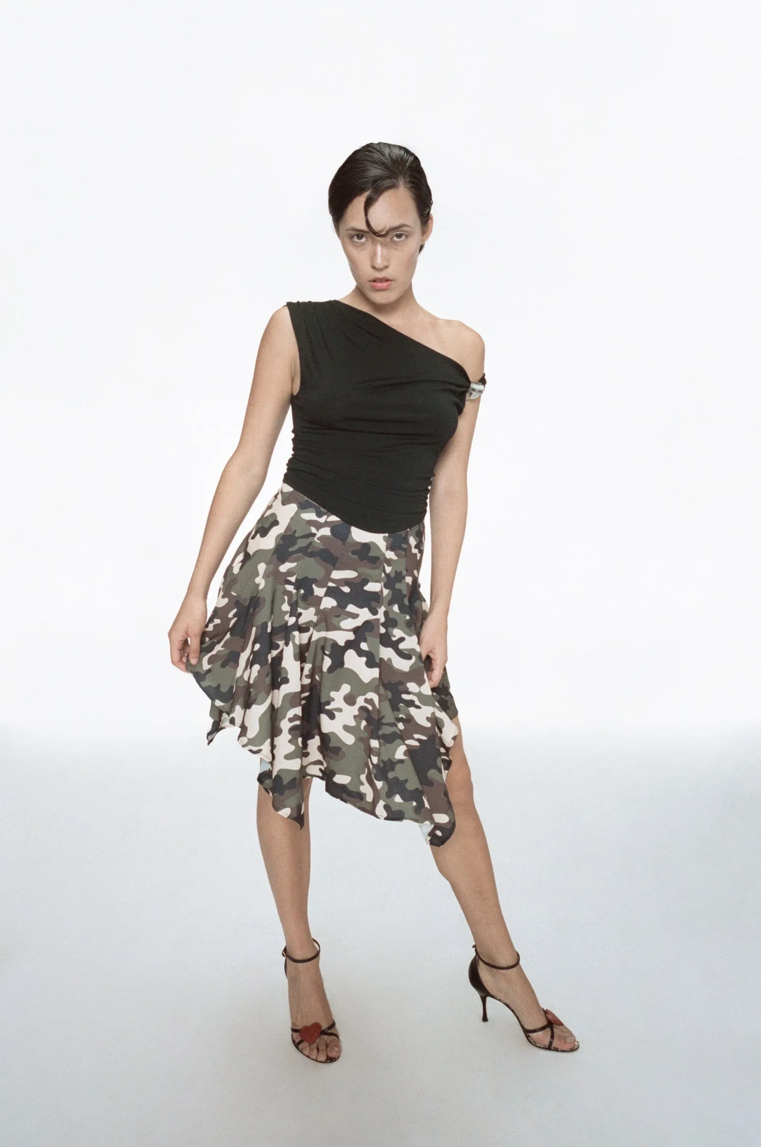 Self Cleaning Coating ARIELLE TOP - BLACK