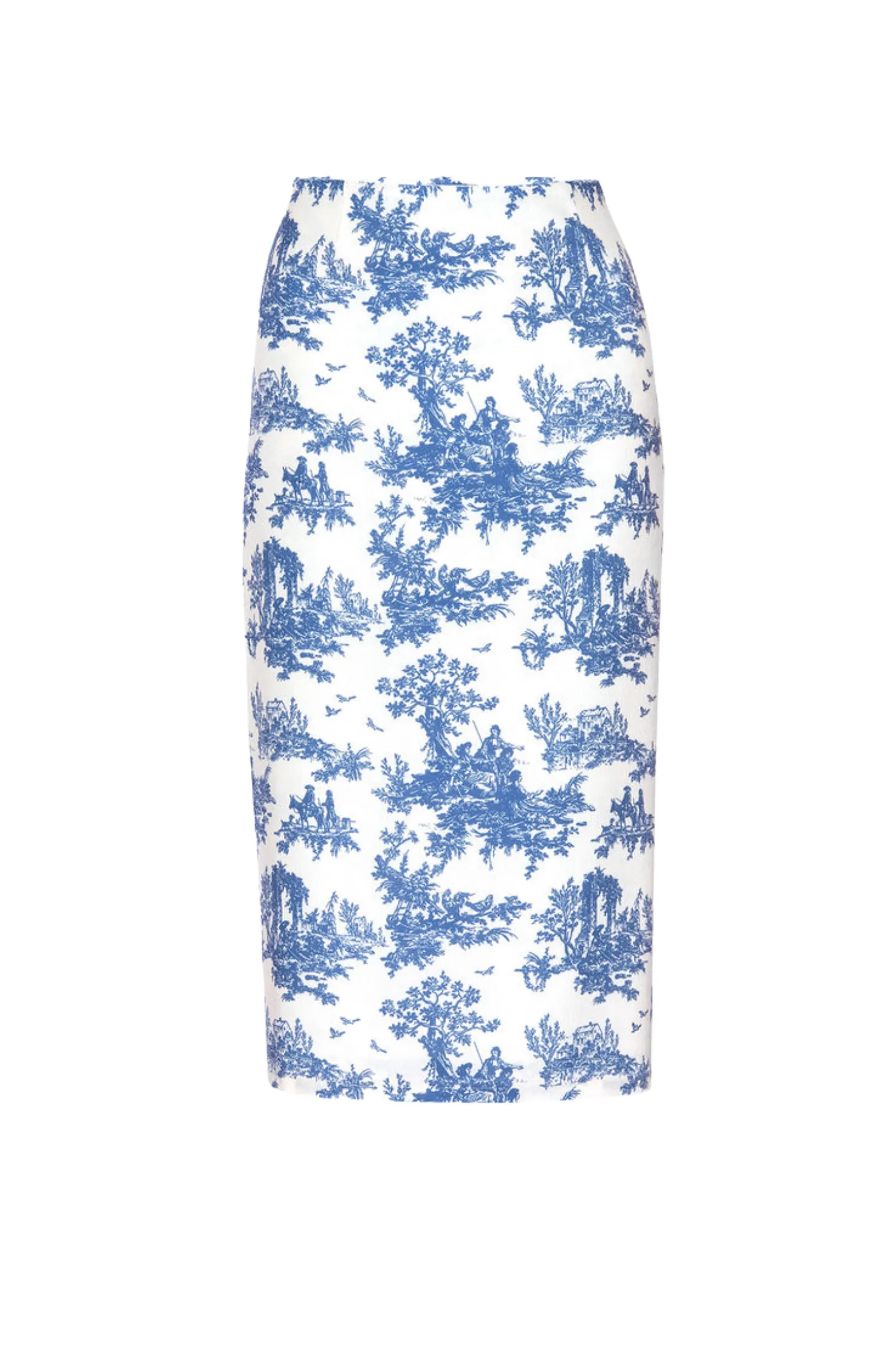 Gym Wear Sheer Overlay Material MONI SKIRT - BLUE TOILE