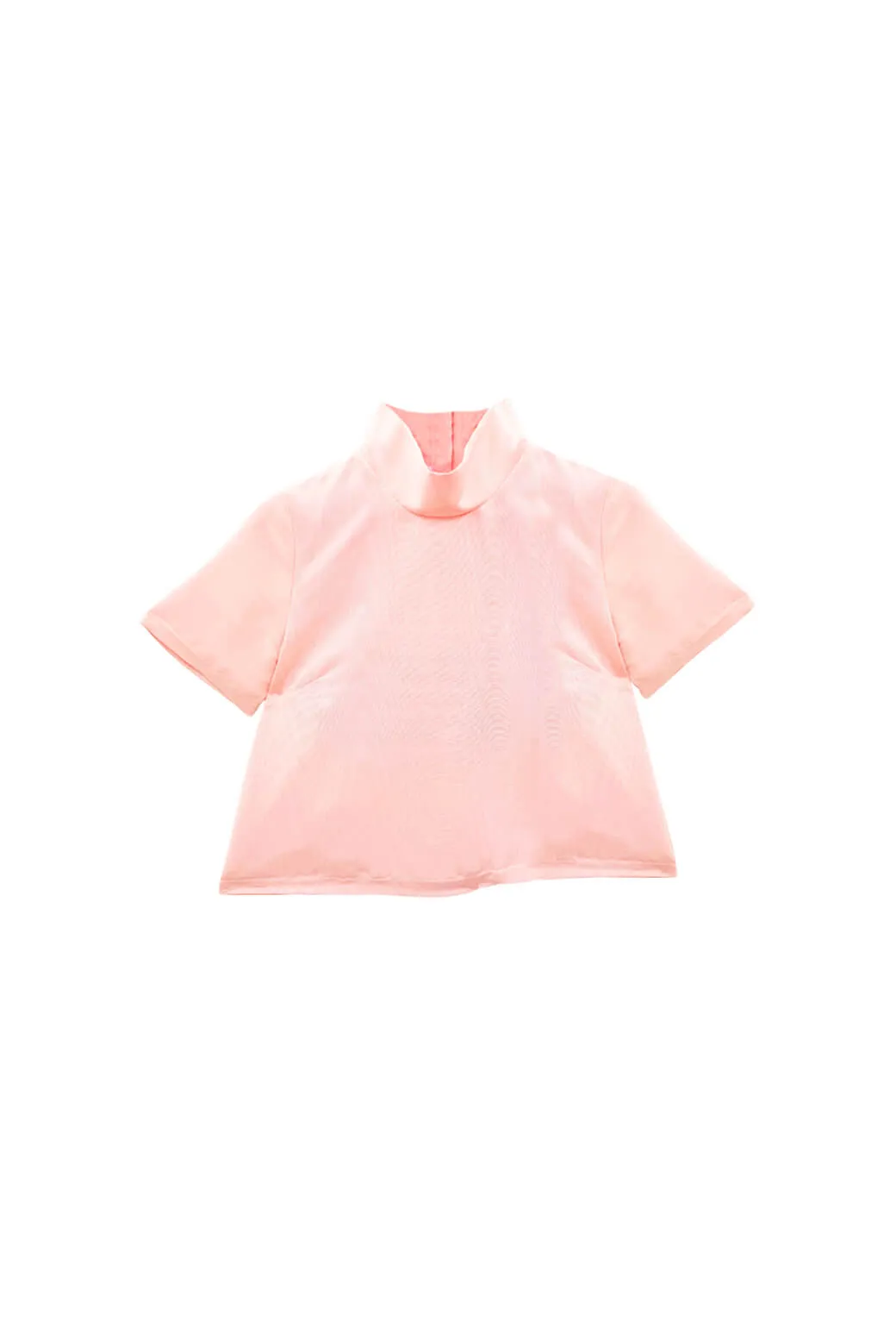 Short Sleeve Mod Top - Ballet Pink Moir?? Hidden Ventilation Zones Ventilated Panel Design