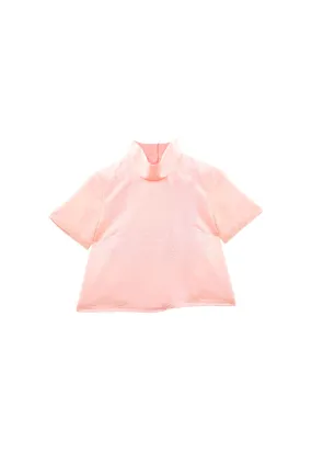 Short Sleeve Mod Top - Ballet Pink Moir?? Hidden Ventilation Zones Ventilated Panel Design