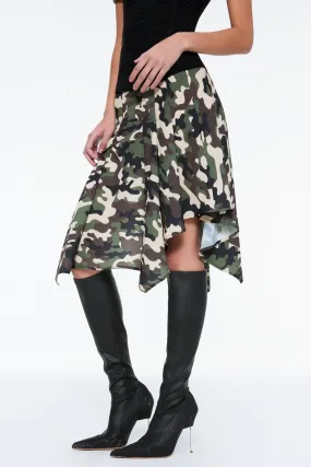 TY SKIRT - CAMO Ribbed Collar Design