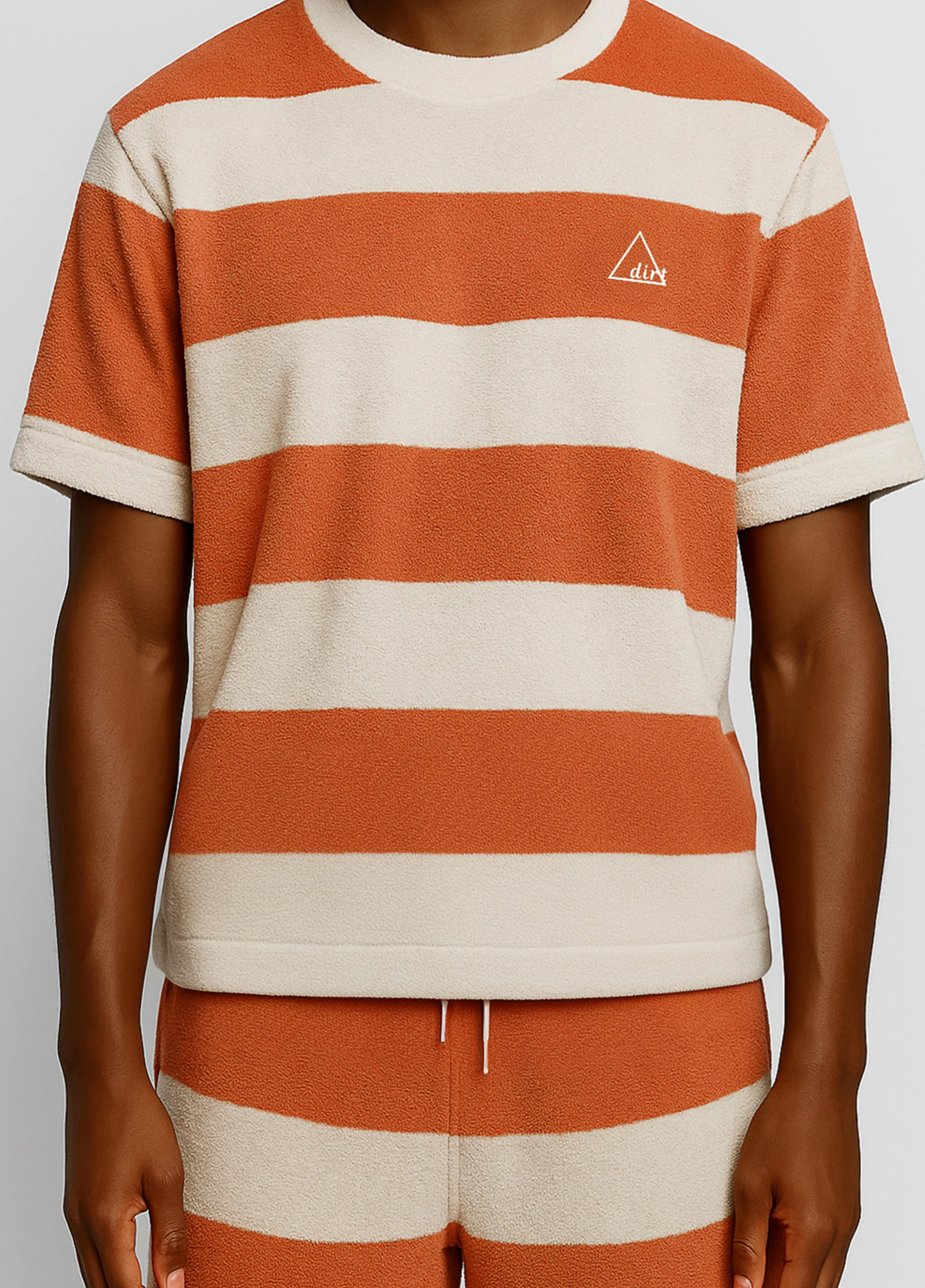 DRT Classic Terry Tee Striped Stylish Tank