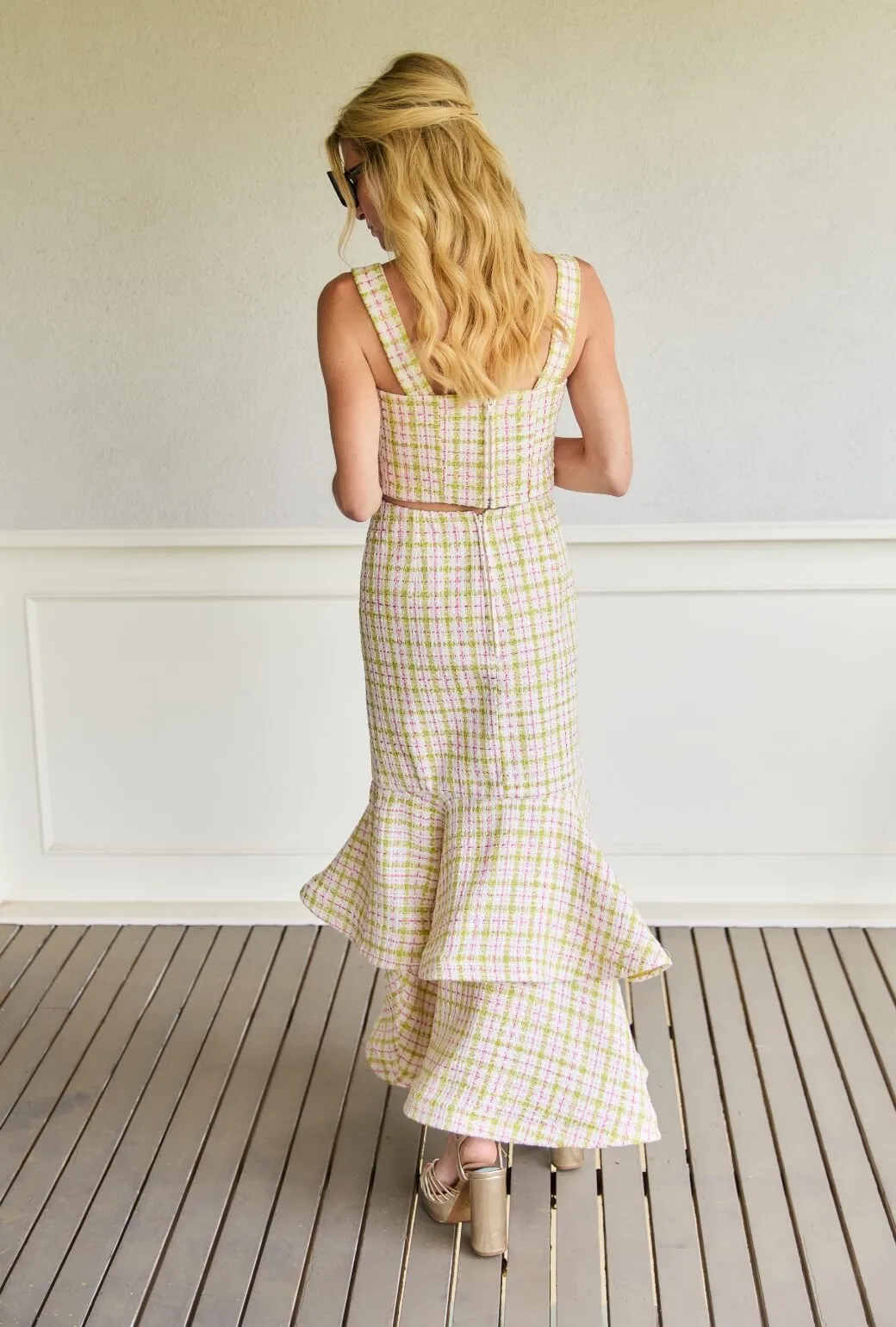 LightweightDesign Stretch waistband Buru x Old Soul Etiquette The Trumpet Teagan - Spring Tweed