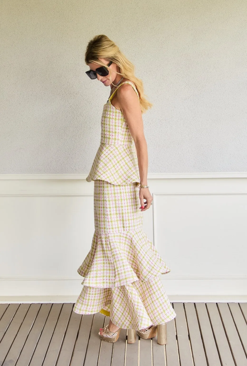 Non Slip Waistband Buru x Old Soul Etiquette The Trumpet Teagan - Spring Tweed