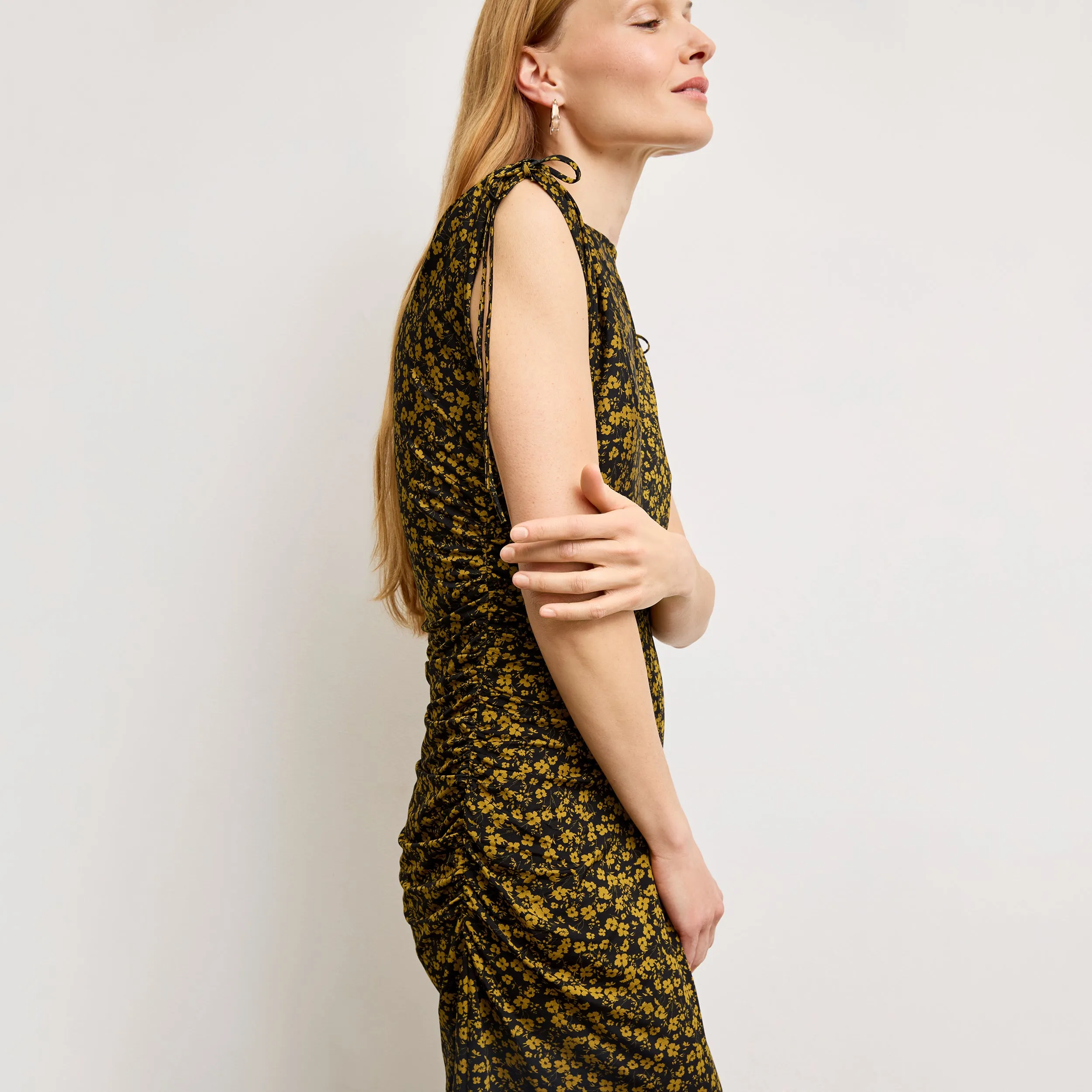Fun Design Aisling Slinky Dress - Printed Jersey :: Bloom Print