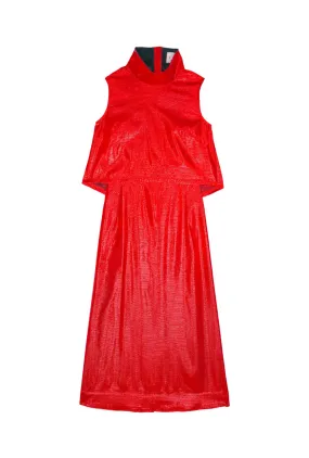 Holiday Hostess Set - Metallic Red AdjustableNeckline