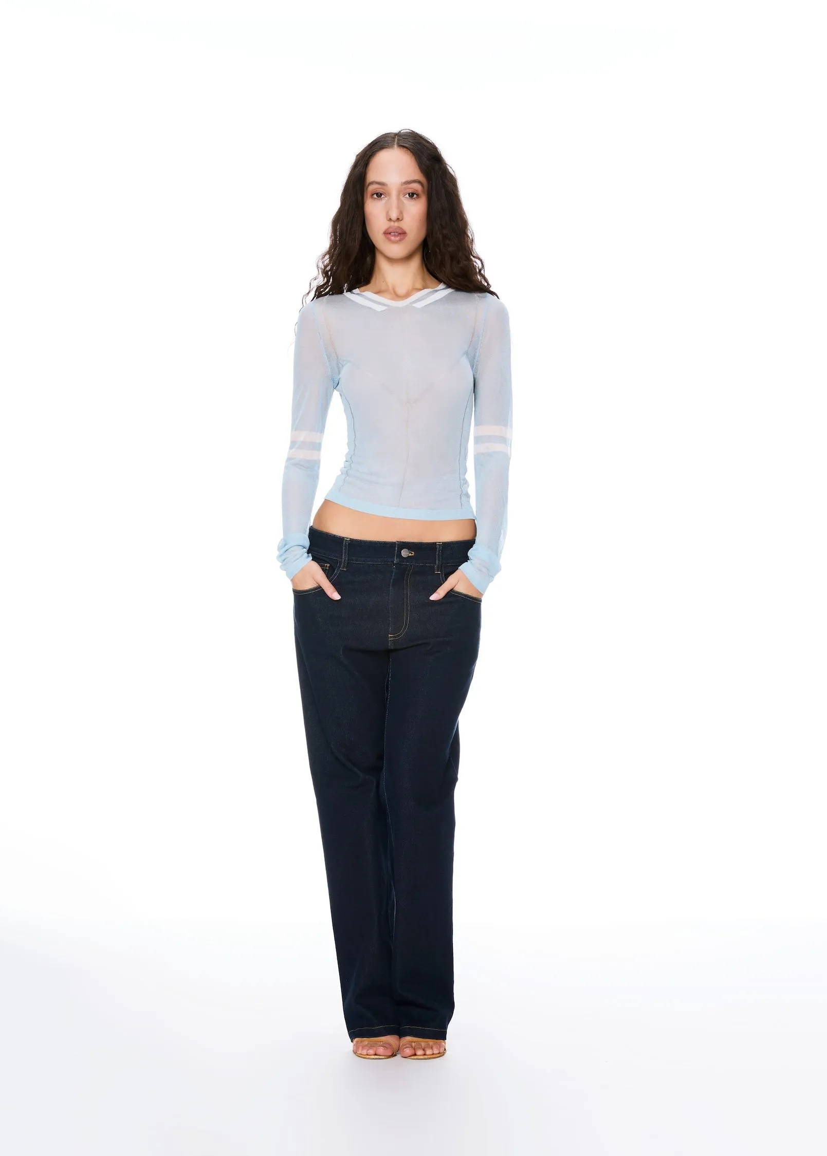 MONICA TOP - PERIWINKLE Non Restrictive Cut