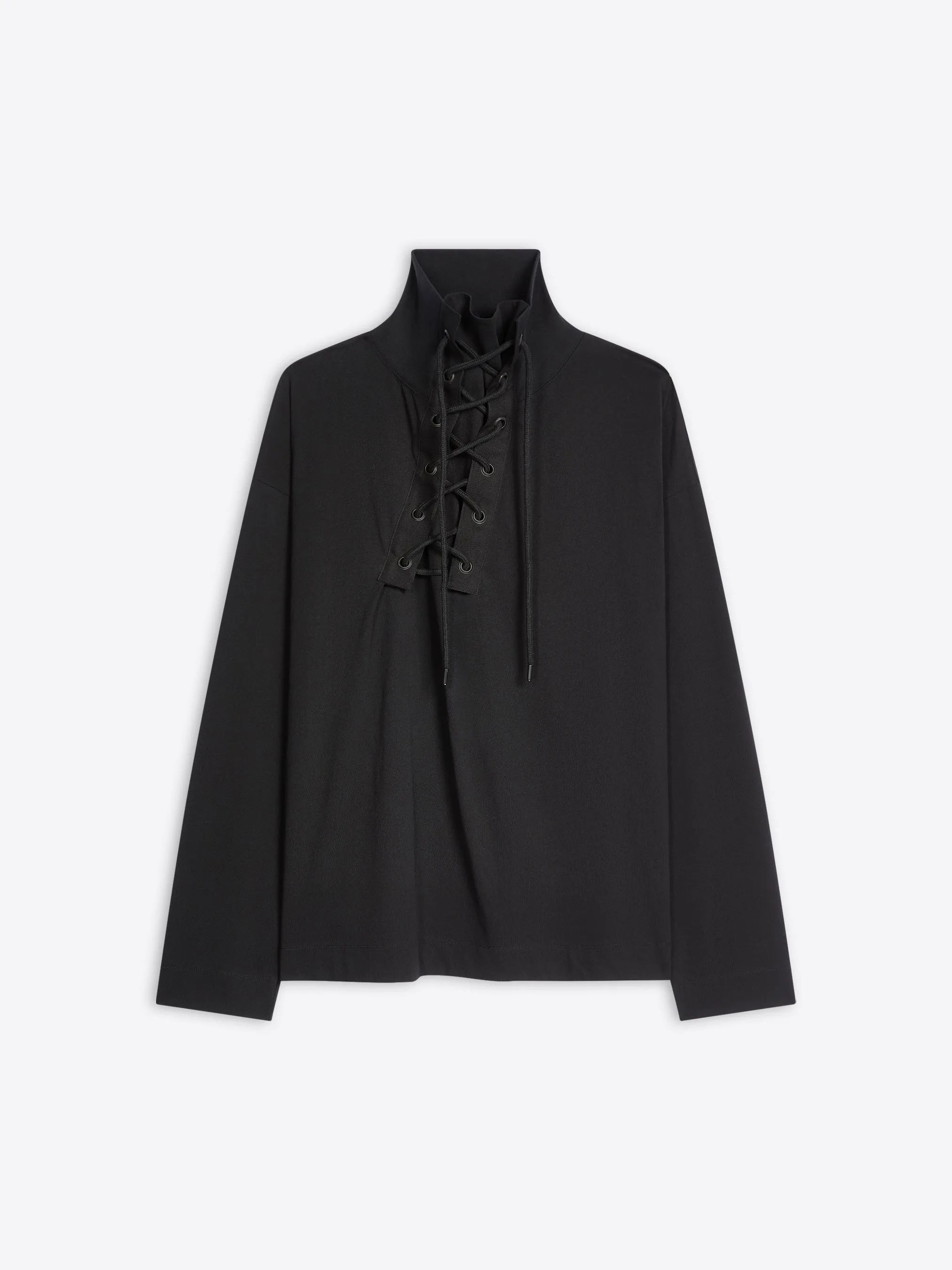 Lace collar tee product brooch style Layered Look