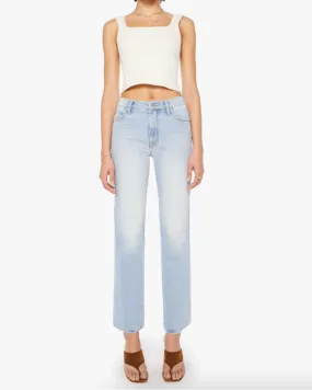 Comfy Style Grid Back Panel MOTHER DENIM THE KICK IT