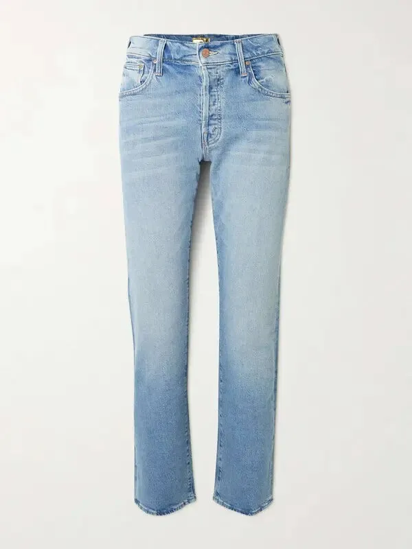 Recycled Material Blend Adjustable drawstring MOTHER MID RISE HIKER HOVER