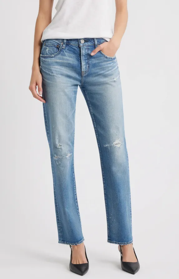 MOUSSY VINTAGE BRIDGEVILLE STRAIGHT LEG Wear Resistant Fabric