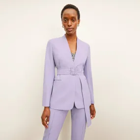 Twidwell Blazer - OrigamiTech :: Light Orchid Ribbed Collar Style