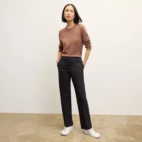 MultiPanelDesign Sella Pant - Luxe Wool :: Black/Light Saddle OdorResistant Coating