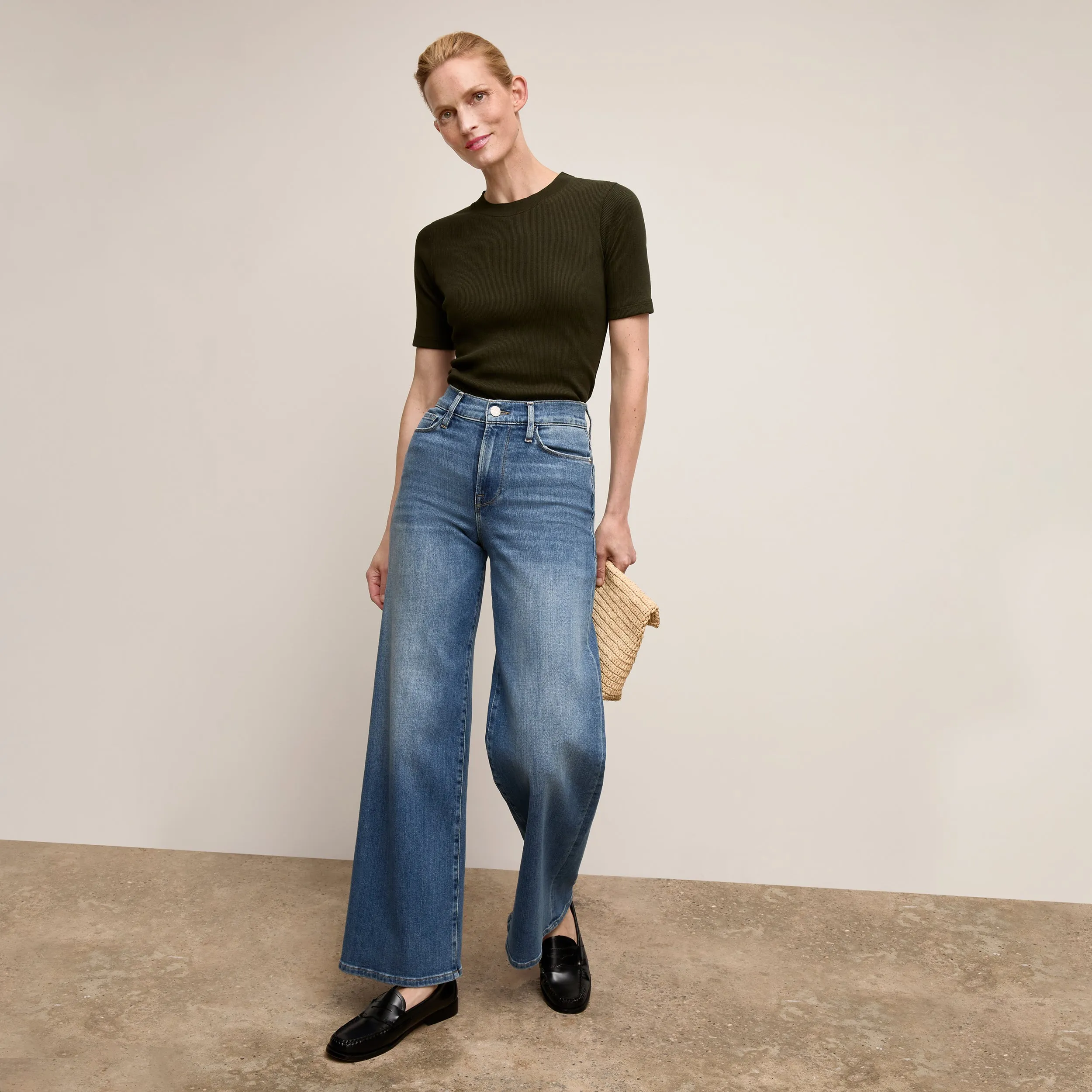 Blanche Button-Back Top - Plush Pima :: Rosin Everyday Fashion