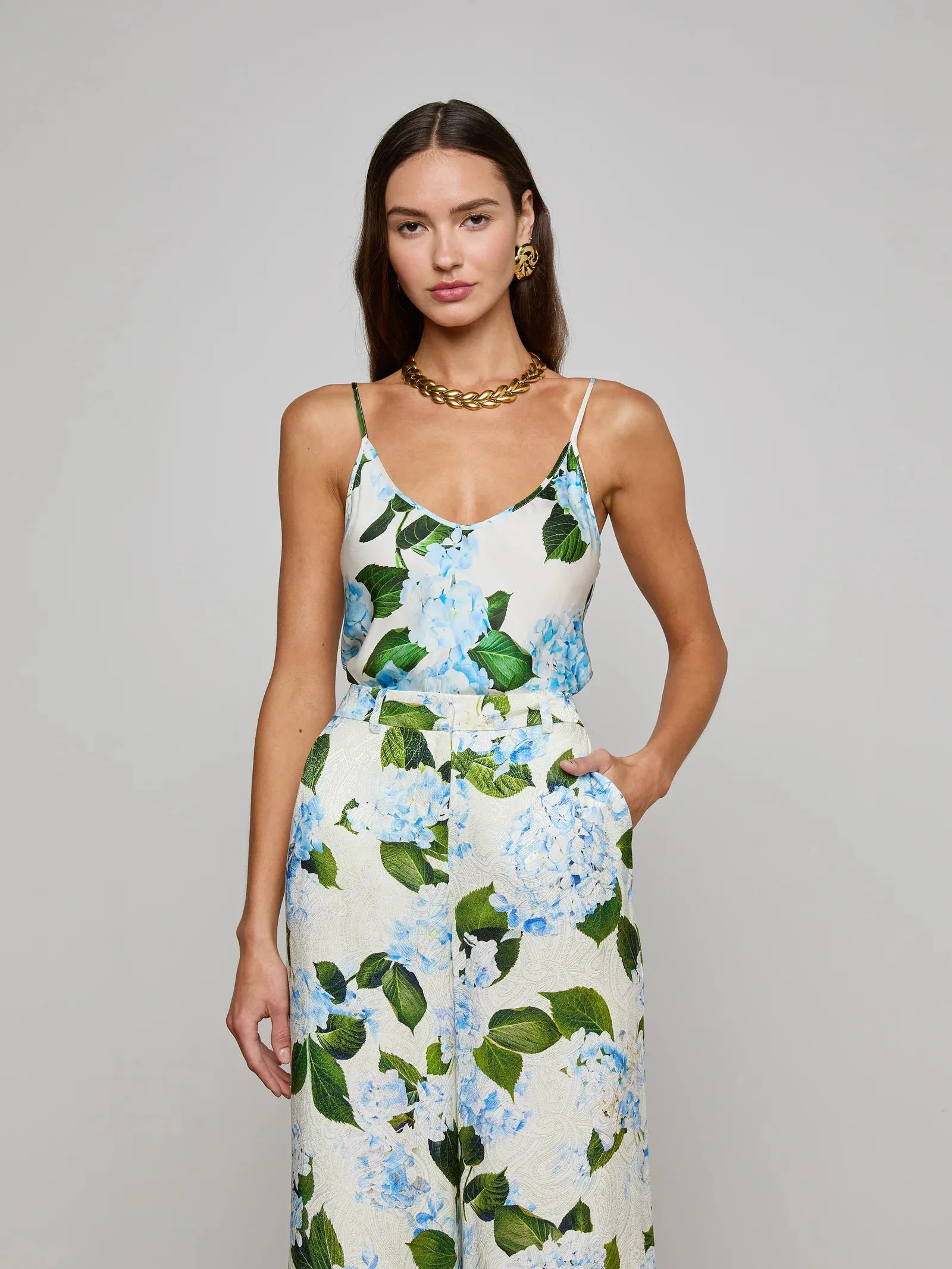 LayeredCollar TailoredCut L'AGENCE LEXI CAMISOLE