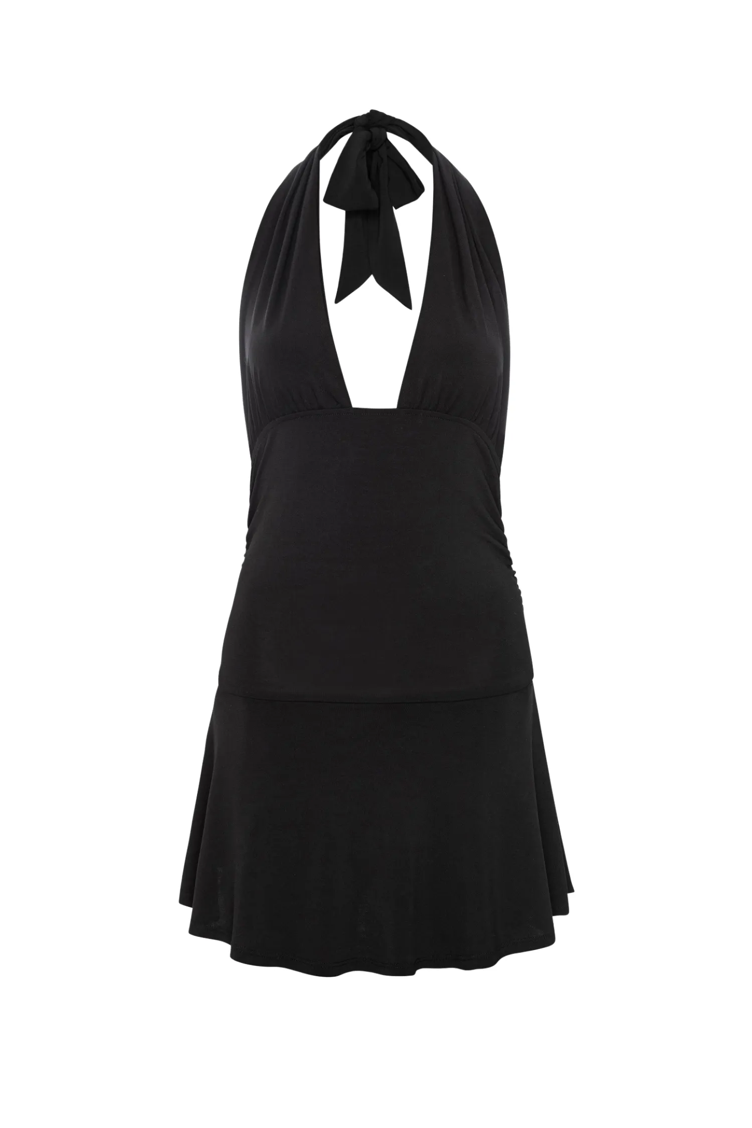 FrictionFreeNeckline NATALIA DRESS - BLACK