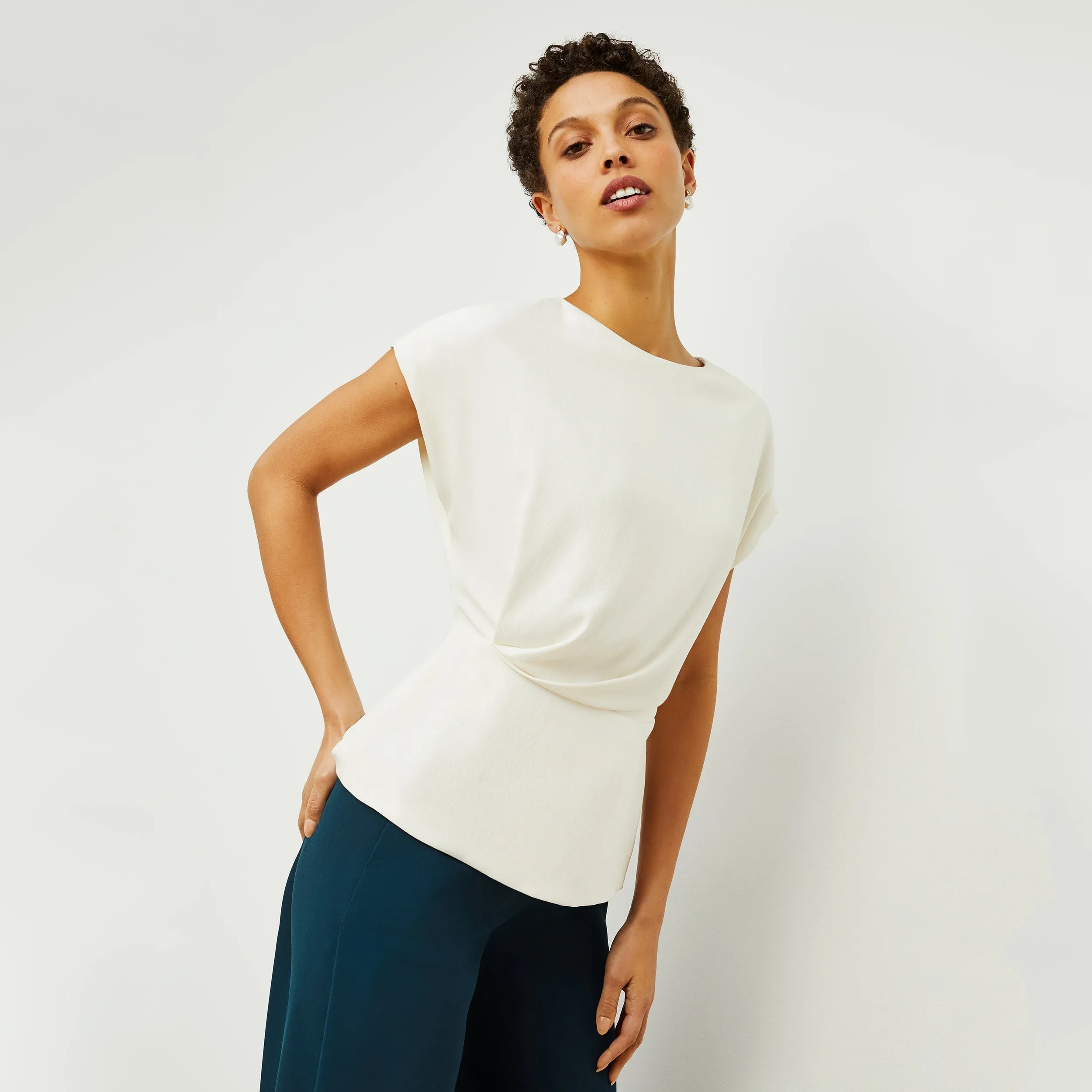 simple design ThermalRegulation Nejvi Top - Eco Soft Wave :: Ivory