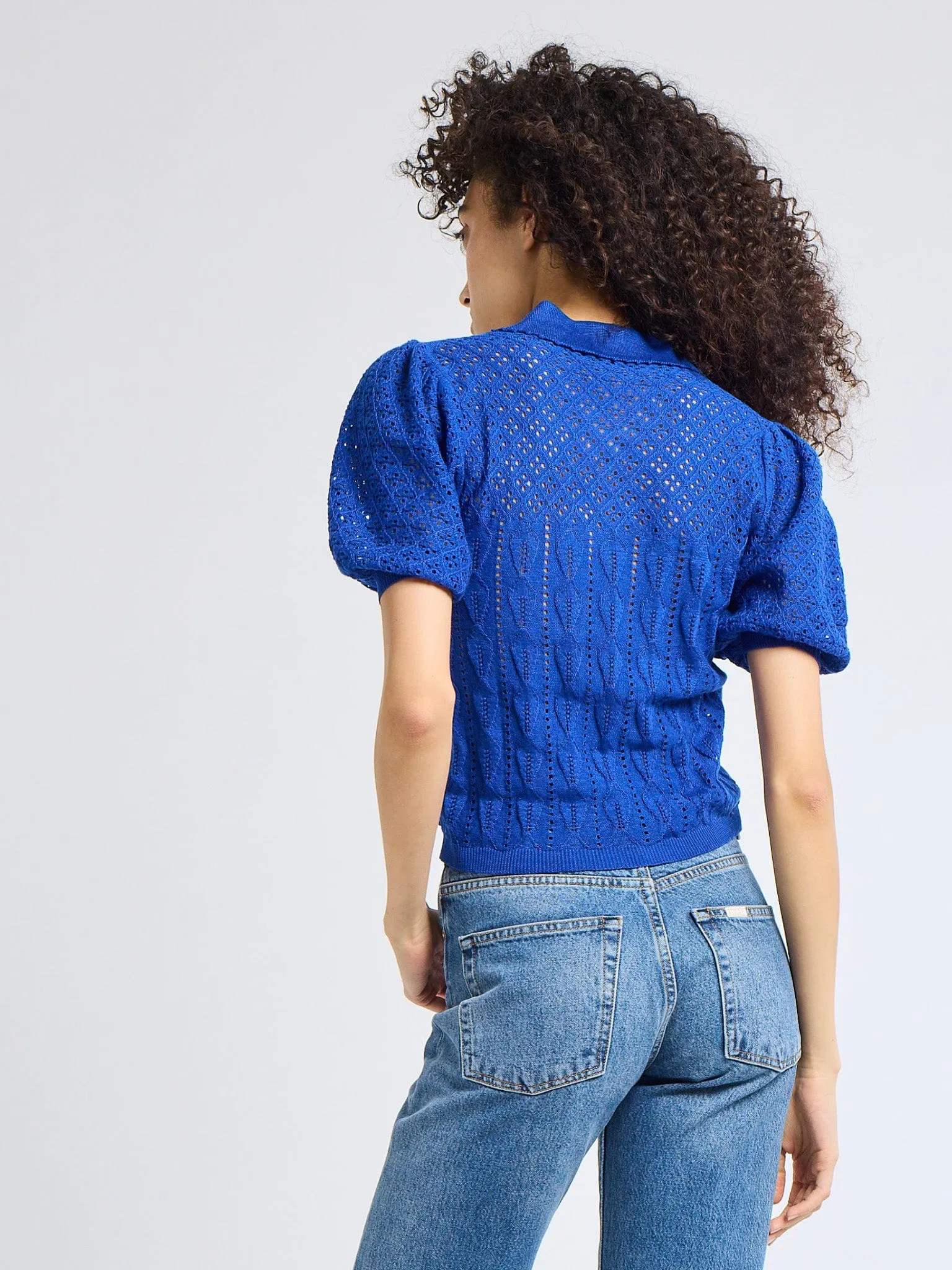 Seamless construction Nina Henley in Cobalt