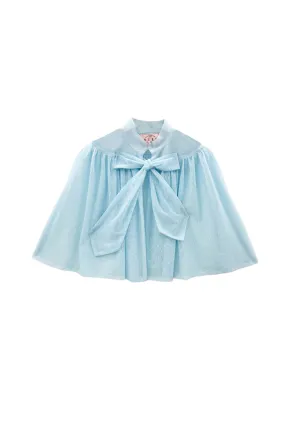 MultiPanelBreathability Buru x Old Soul Etiquette Capelet - Blue Tulle