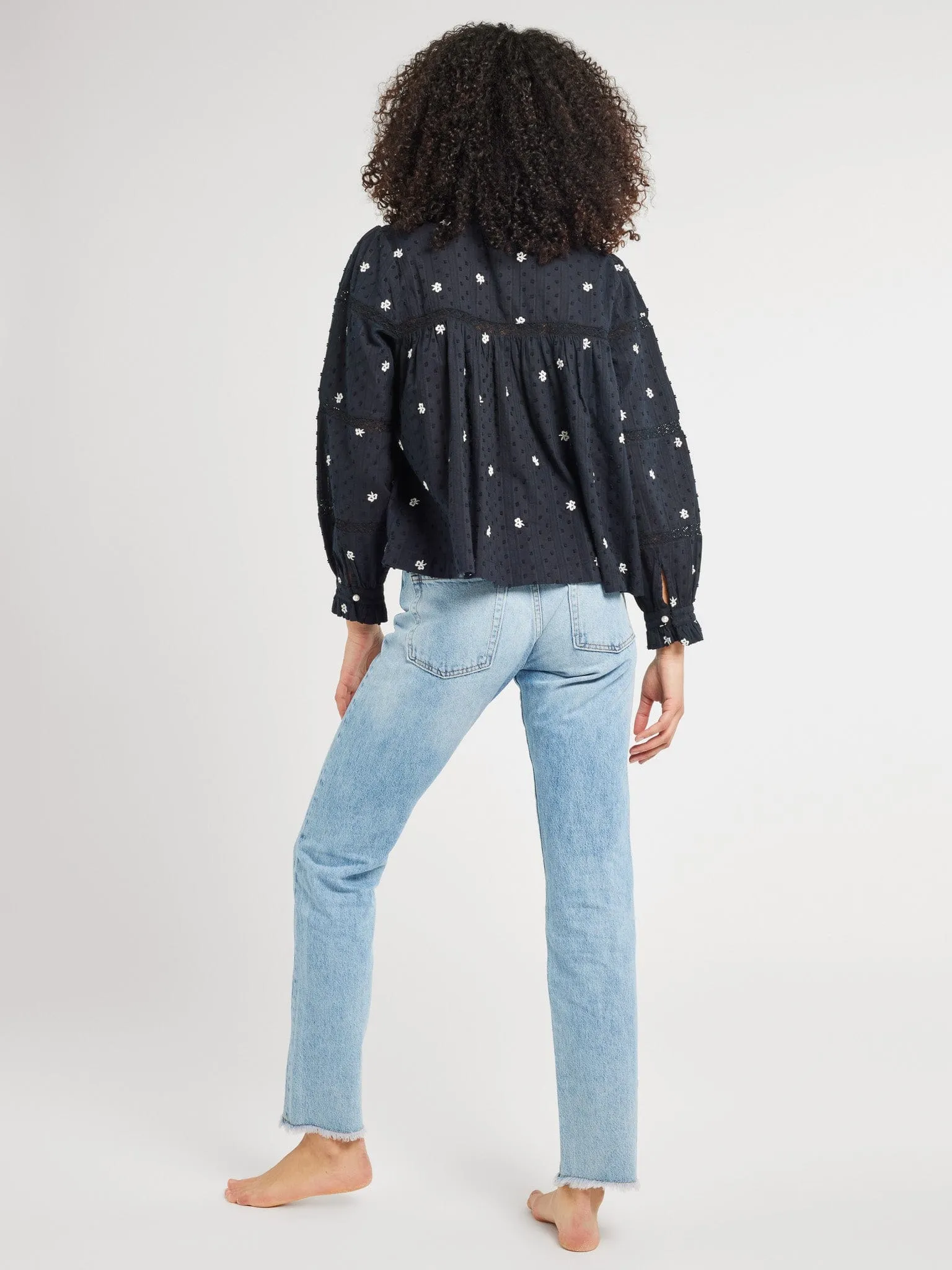Francine Top in Debut StainResistantFinish MicroPerforated Details
