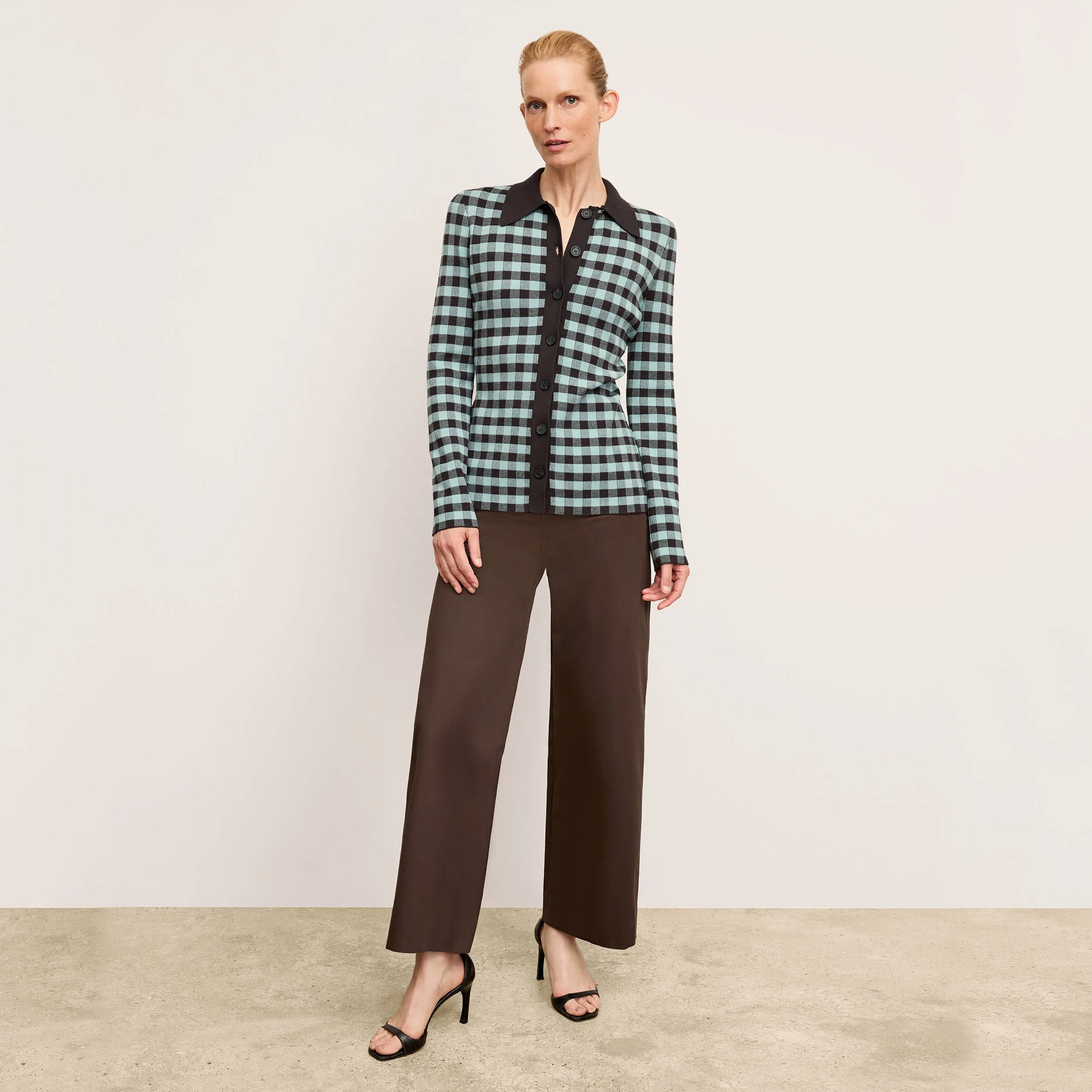 Hypoallergenic Fiber Lacie Top - Eco 365Knit :: Picnic Check