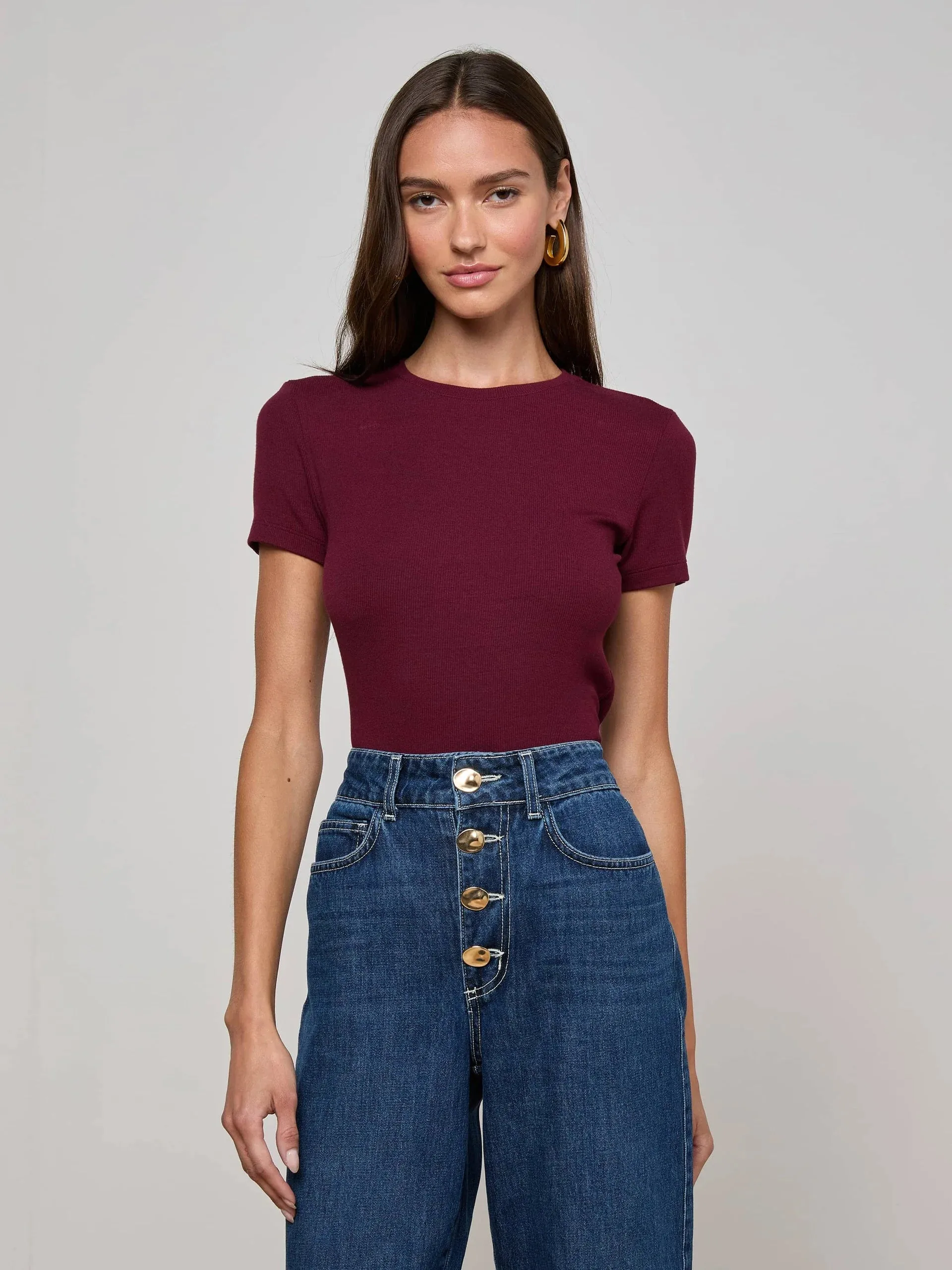 Reverseble Design L'AGENCE RESSI CREW NECK TEE