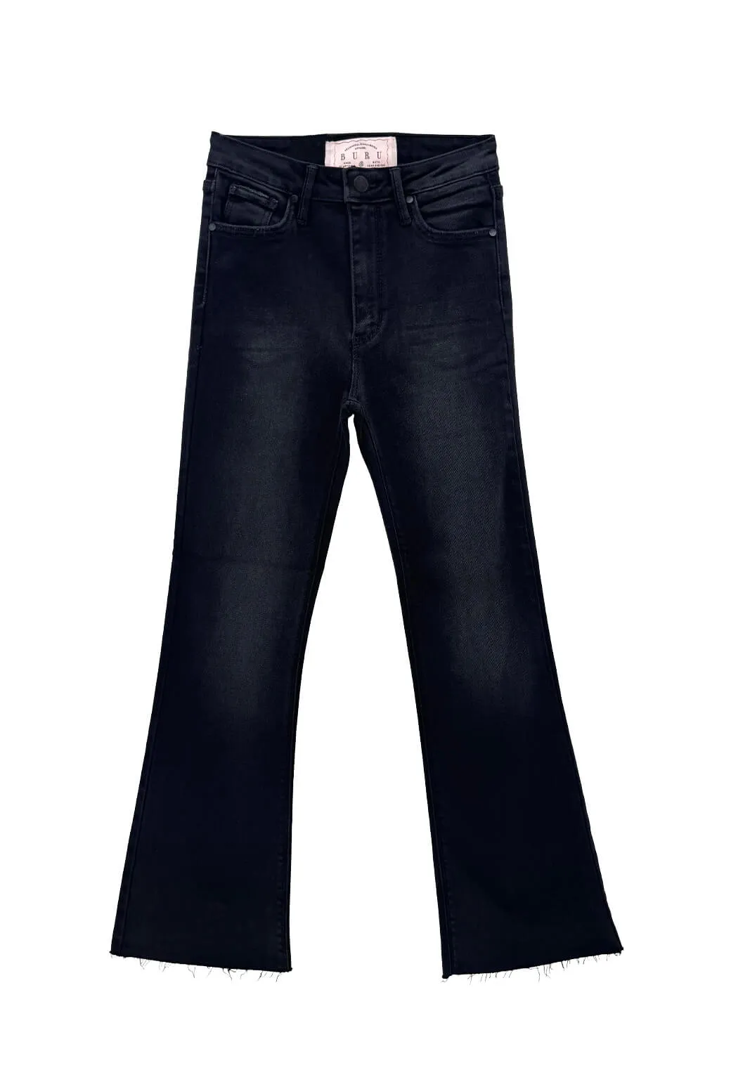 Cropped Flares - Black Move Easy