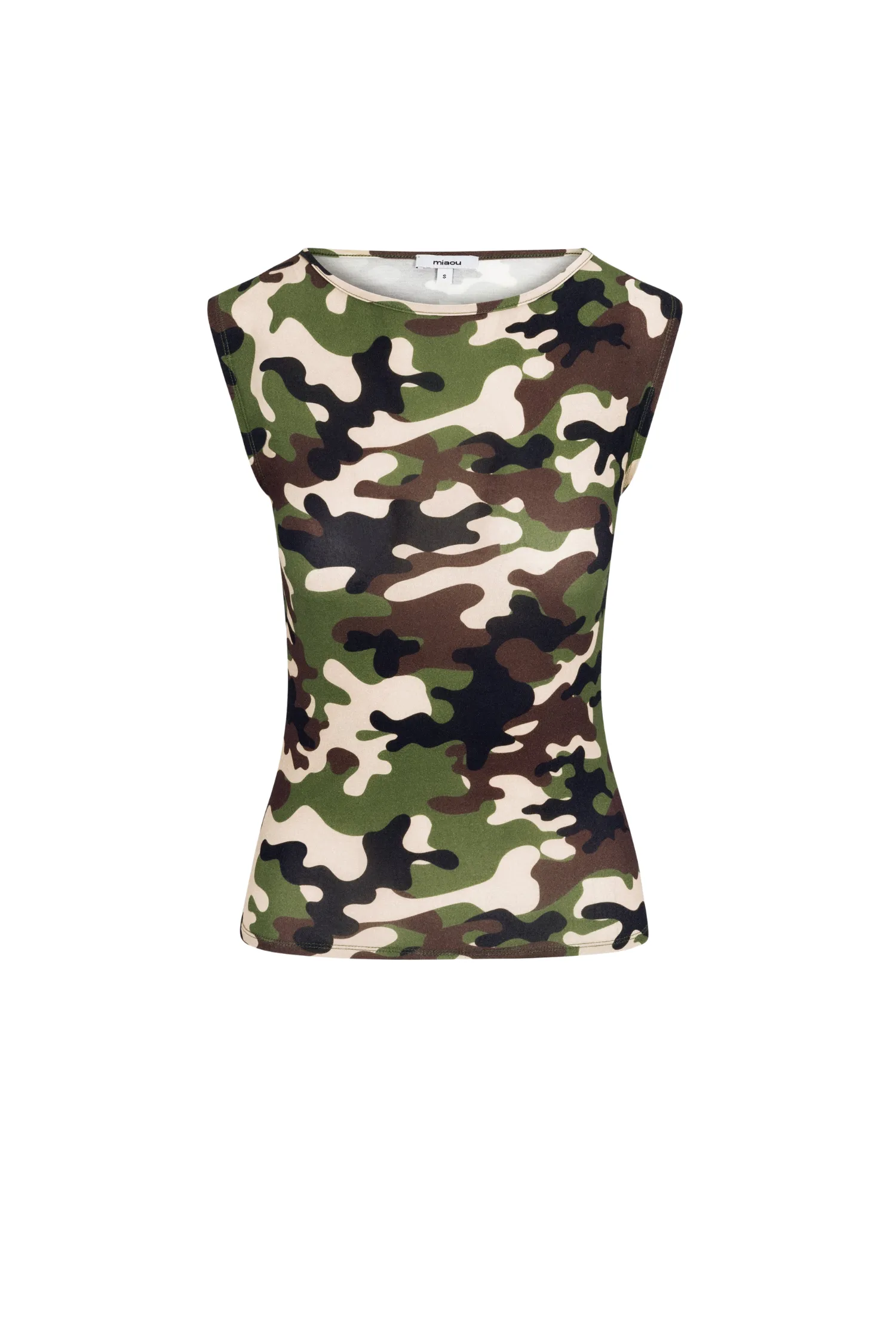 KELLY TOP - CAMO Retro design Breathable mesh lining