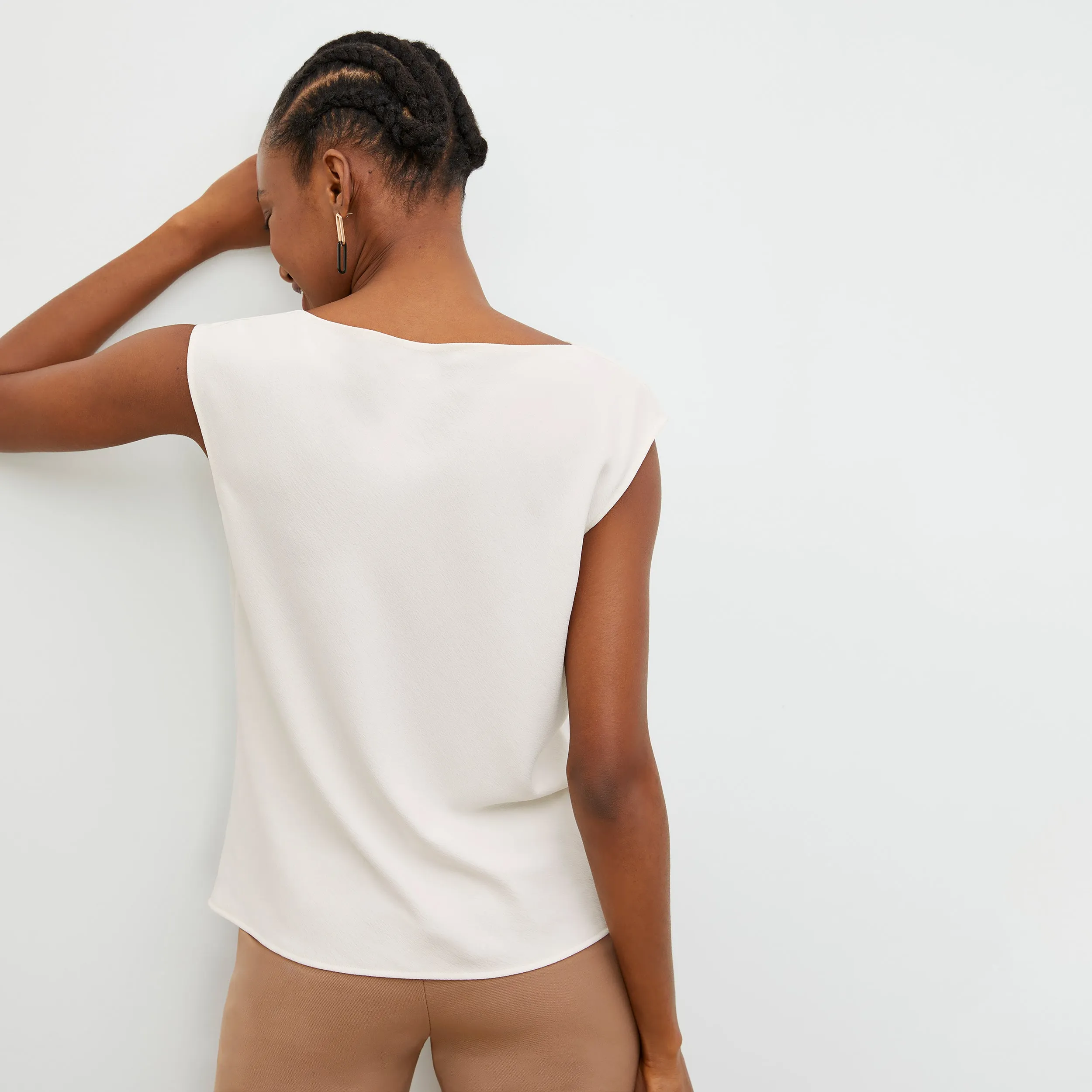 HeatSealed Seams Quick Dry Blend Nora Top - Eco Soft Wave :: Ivory