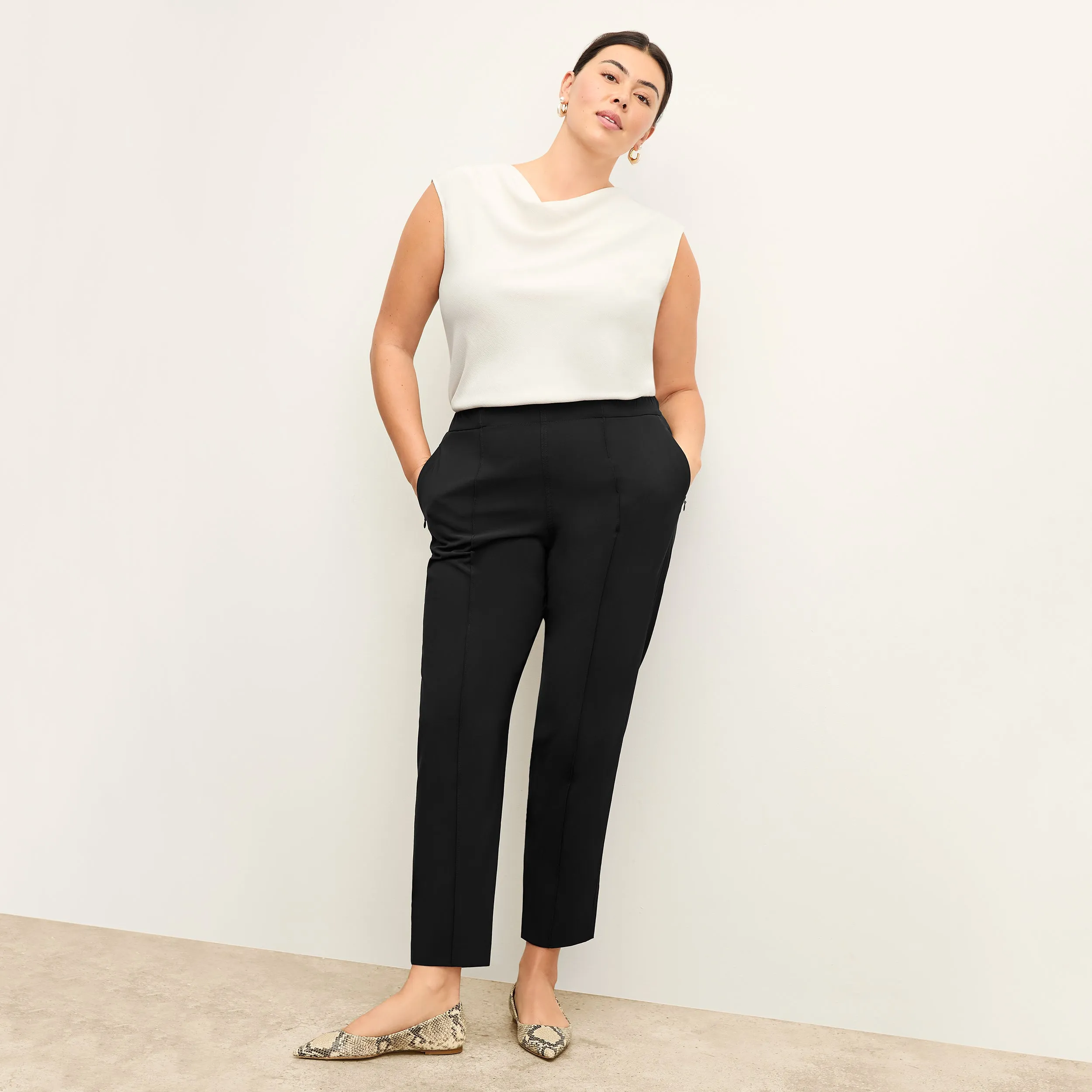 MultiPanelDesign Nora Top - Eco Soft Wave :: Ivory