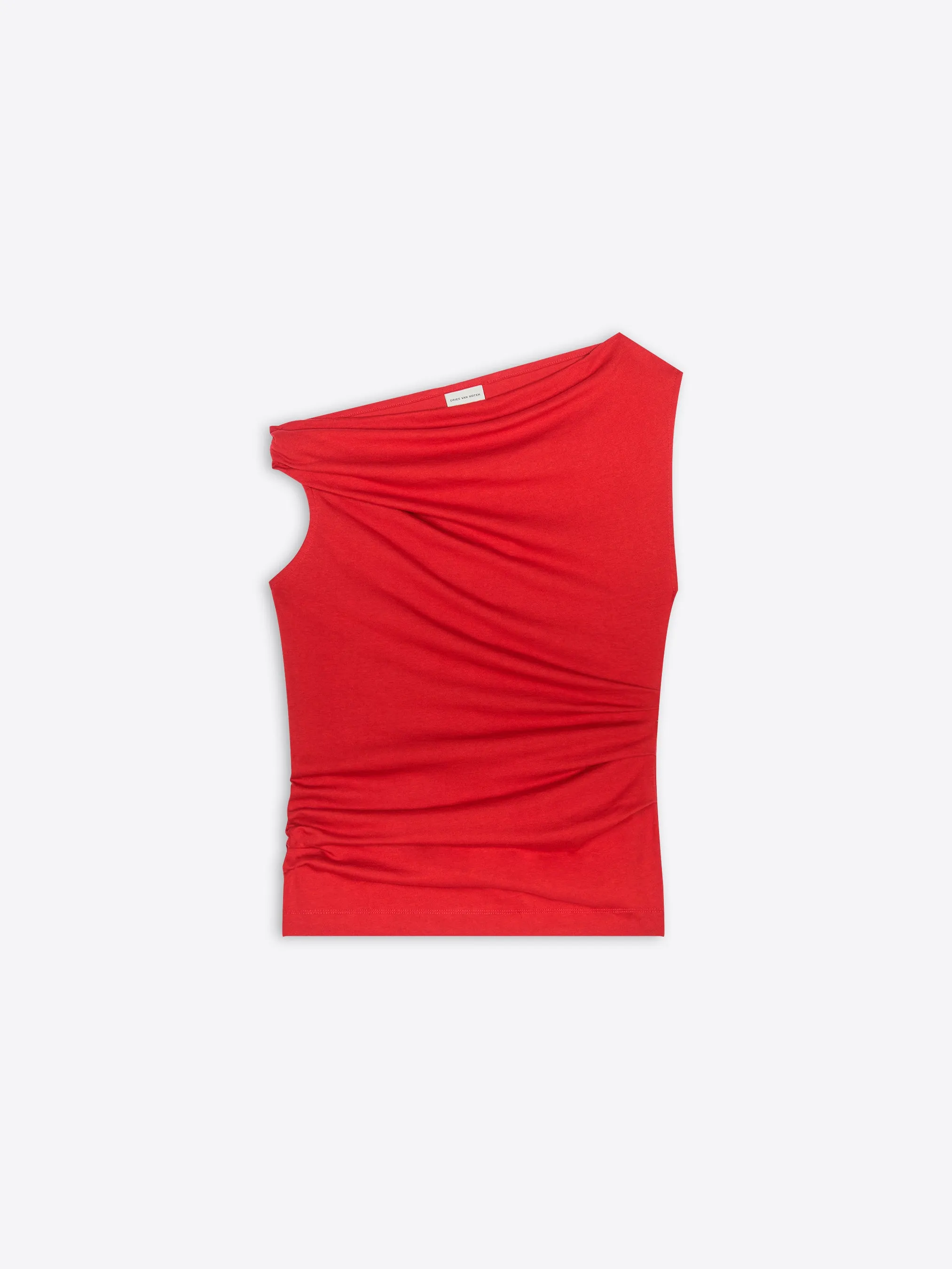 AntiPillingTechnology FlexibleSole Off-shoulder jersey top