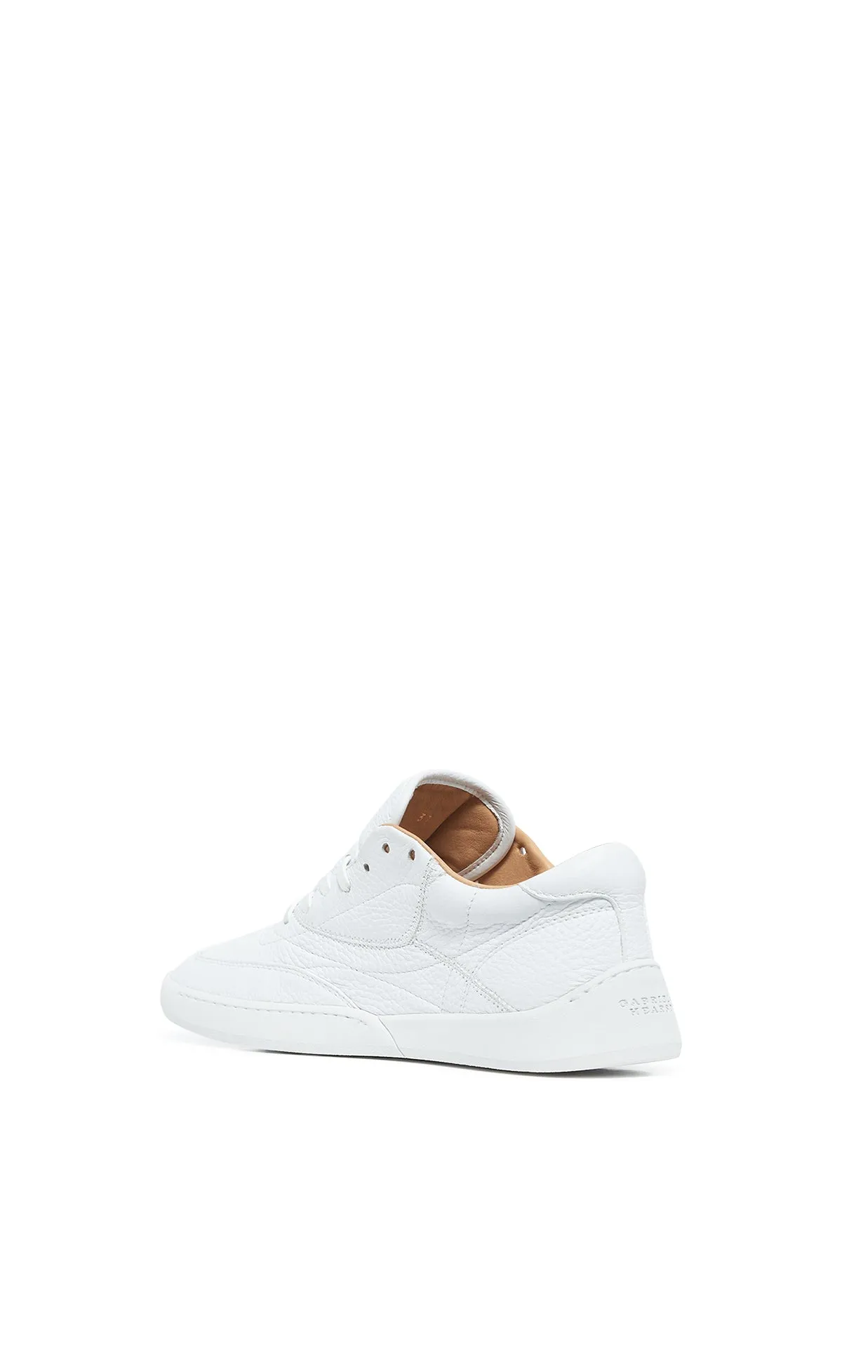 Ohio Slip-on Sneaker in White Textured Leather ButterSoft Handfeel