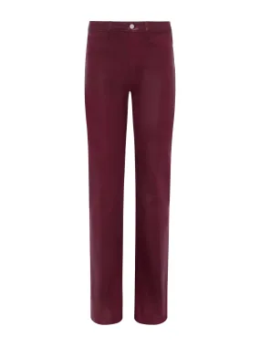 ThermalRegulatingLining L'AGENCE COATED CLAYTON WIDE LEG PANT