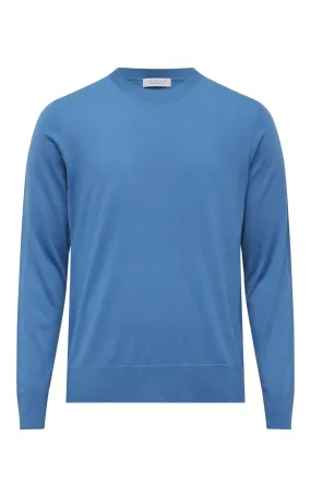 Palco Knit Crewneck in Sky Merino Wool Urban Layer
