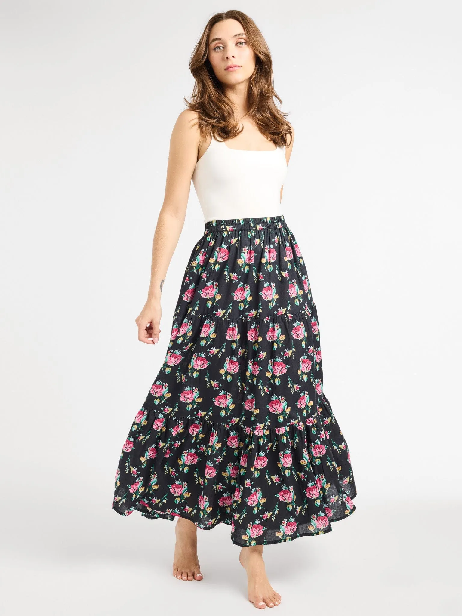Paola Skirt in Corsage Dust Proof Fabric