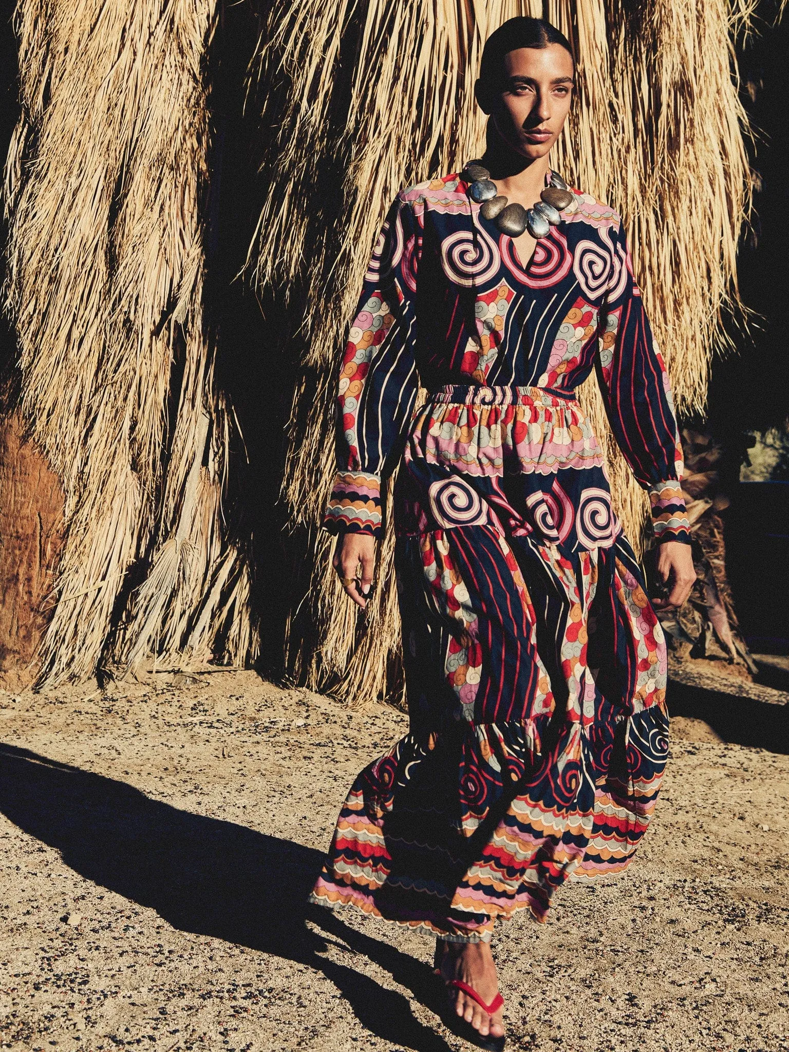 Paola Skirt in Maar Print Dance Practice