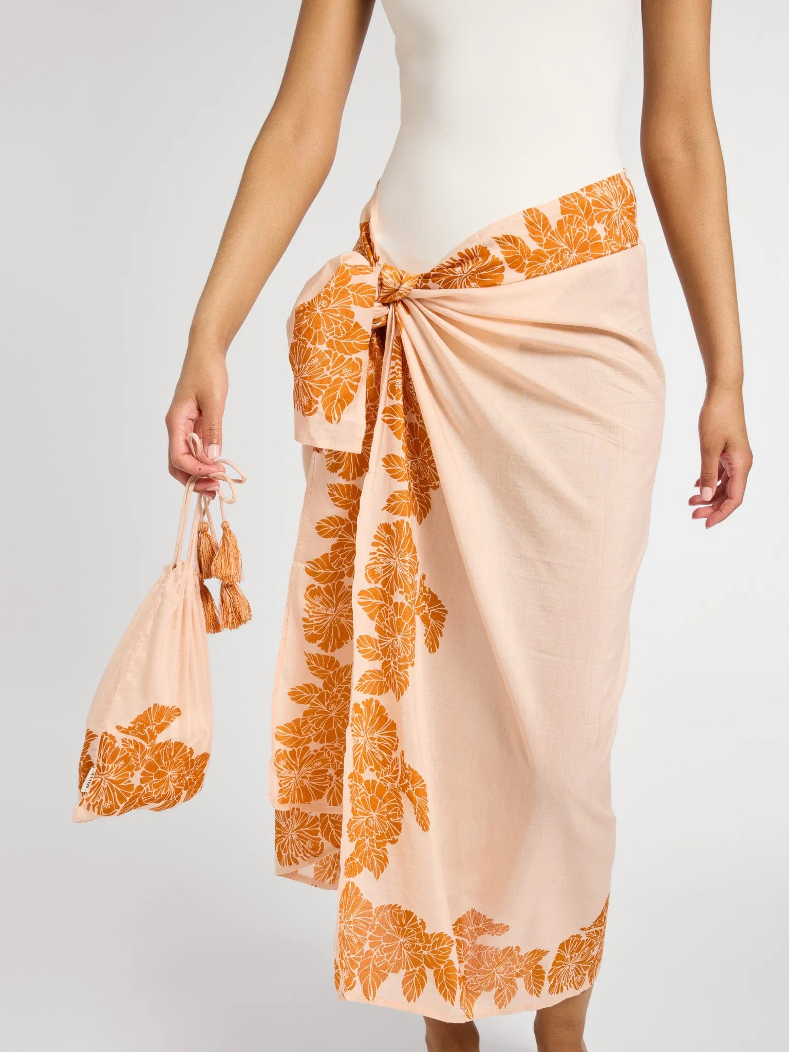 Pareo in Hanalei Anti Static Lining Knee Length