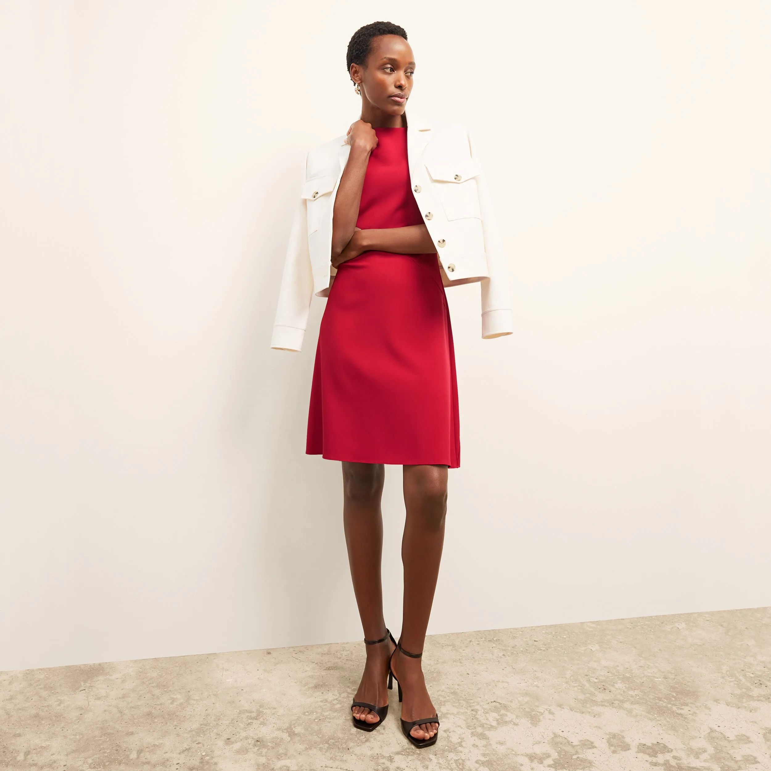 ZonalVentilation Pauline Dress - Recycled WonderTex :: Rhubarb