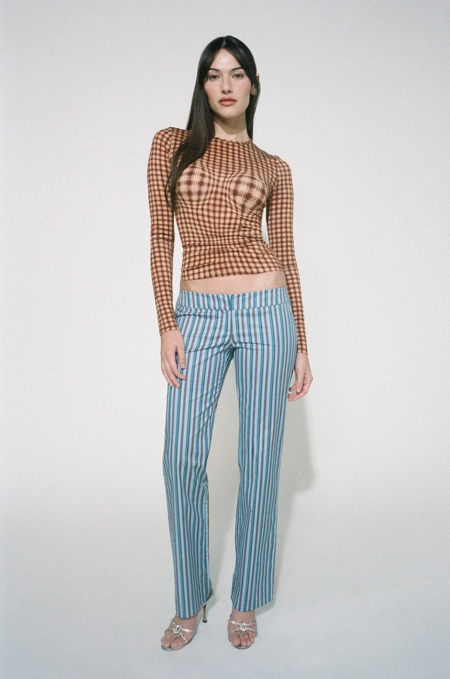 Stretch Weave Construction PAX PANT - BLUE STRIPE