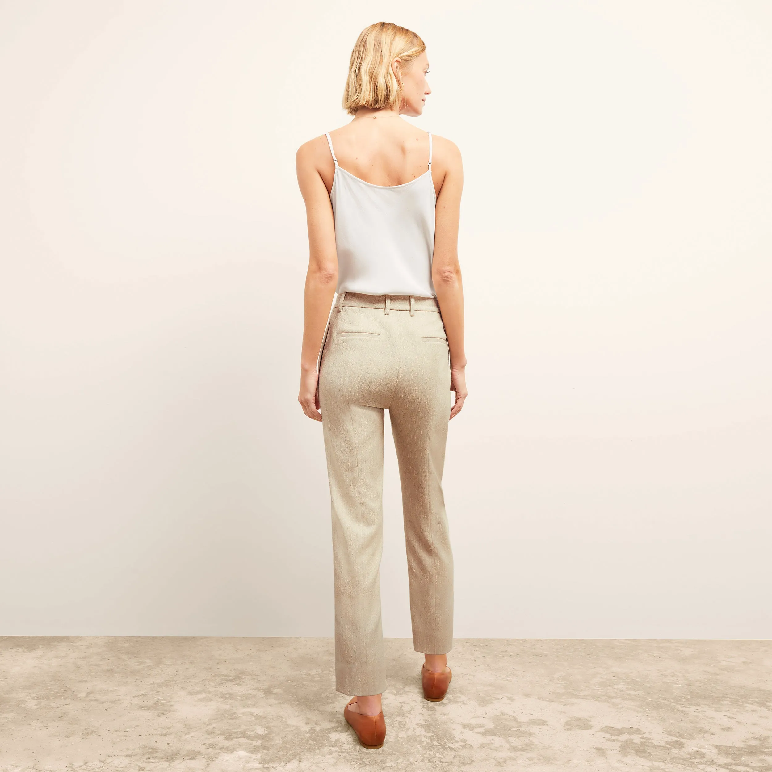 Active Design HypoallergenicFibers Pearl Pant - Cotton Tweed :: Ivory