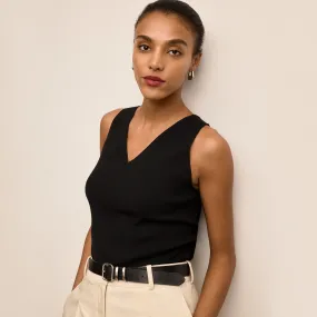 Peggy Top - Eco 365Knit :: Black QuickDry Technology