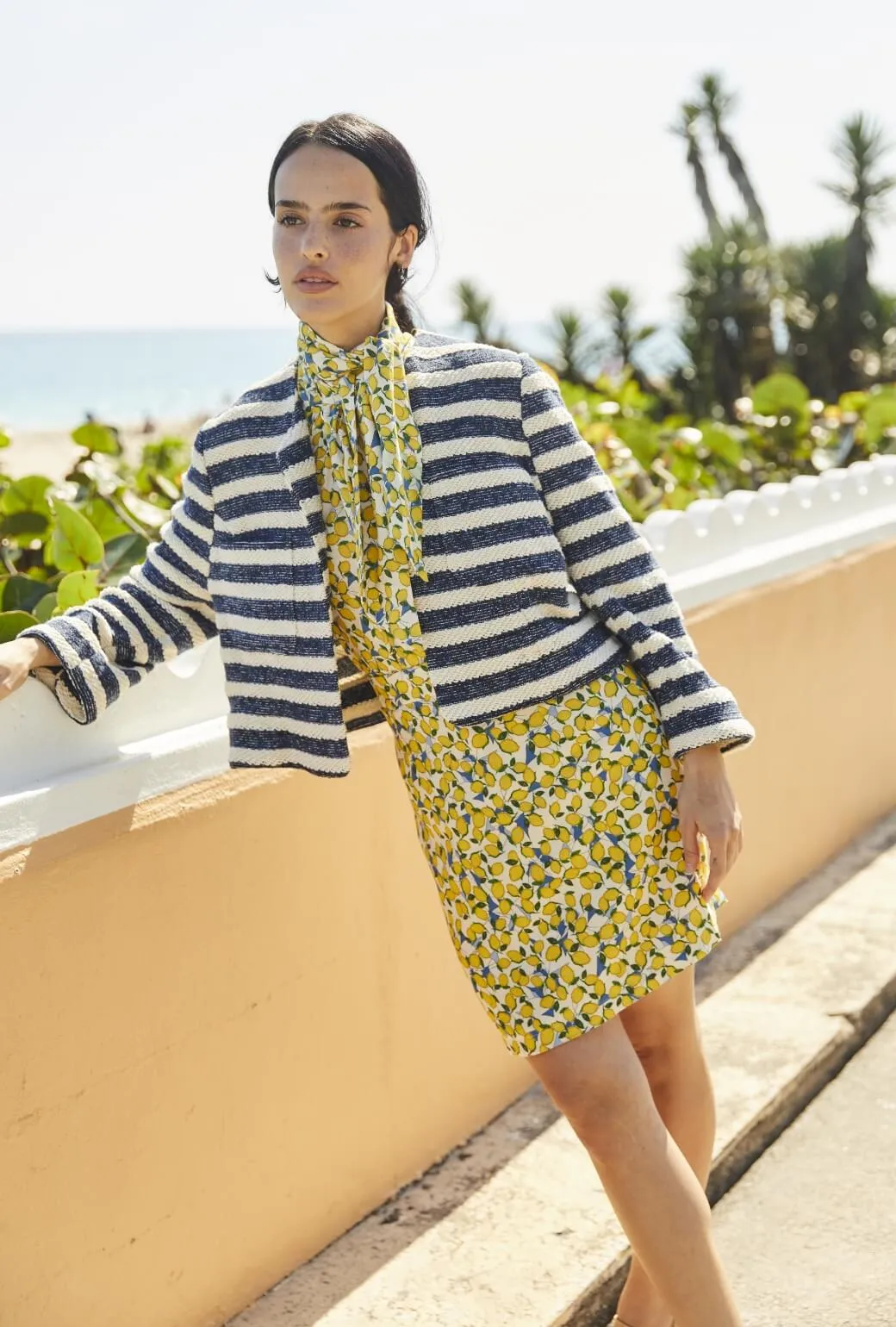 Stretch Ready Pencil MINI Skirt - Limoncello