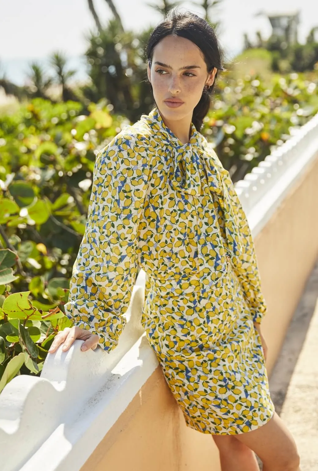 Pencil MINI Skirt - Limoncello WaterRepellentCoating