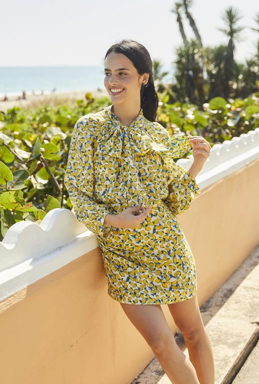 AntiSnagZippers Seamless Waist Technology Pencil MINI Skirt - Limoncello