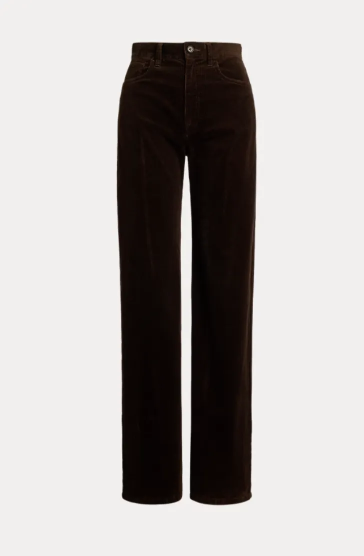 POLO RALPH LAUREN BROWN CORDUROY PANT Outfit Staple Modern Design