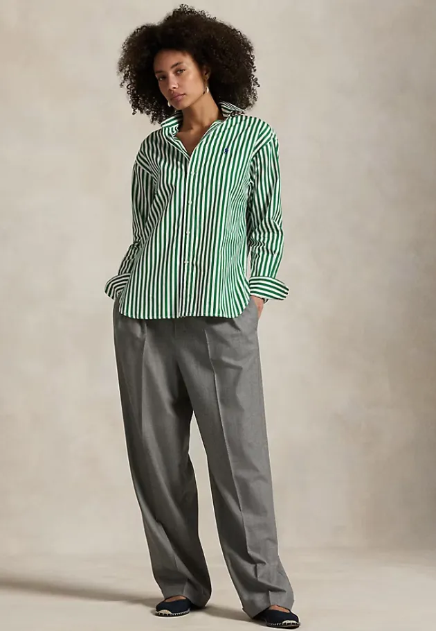 POLO RALPH LAUREN STRIPED BLOUSE AntiStaticFabric