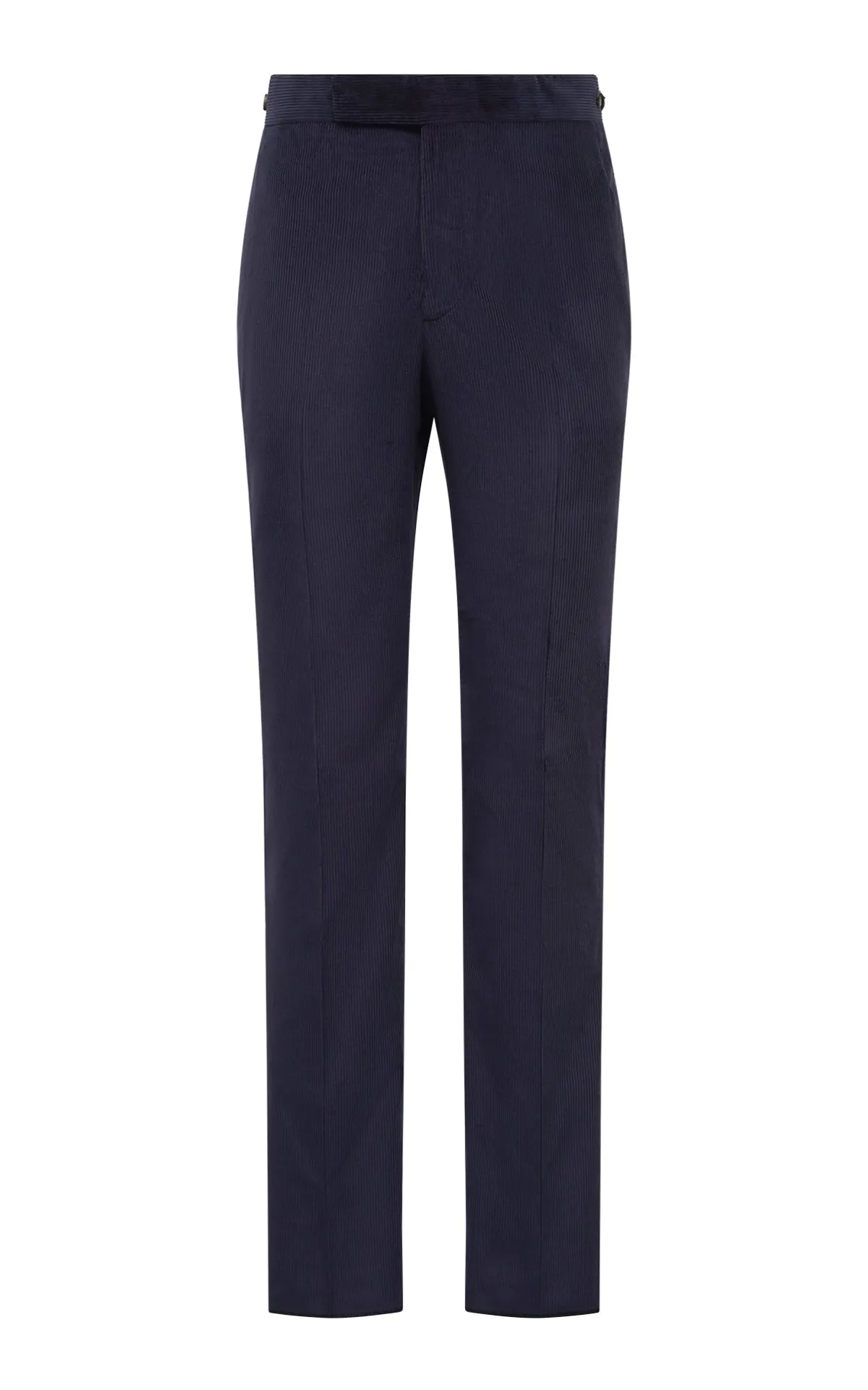 Sebastian Pant in Dark Navy Sea Island Cotton Corduroy stain resistant coating