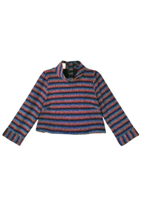 Thermoregulating Fabric Le Cropped Mod Top - Rainbow Shimmer